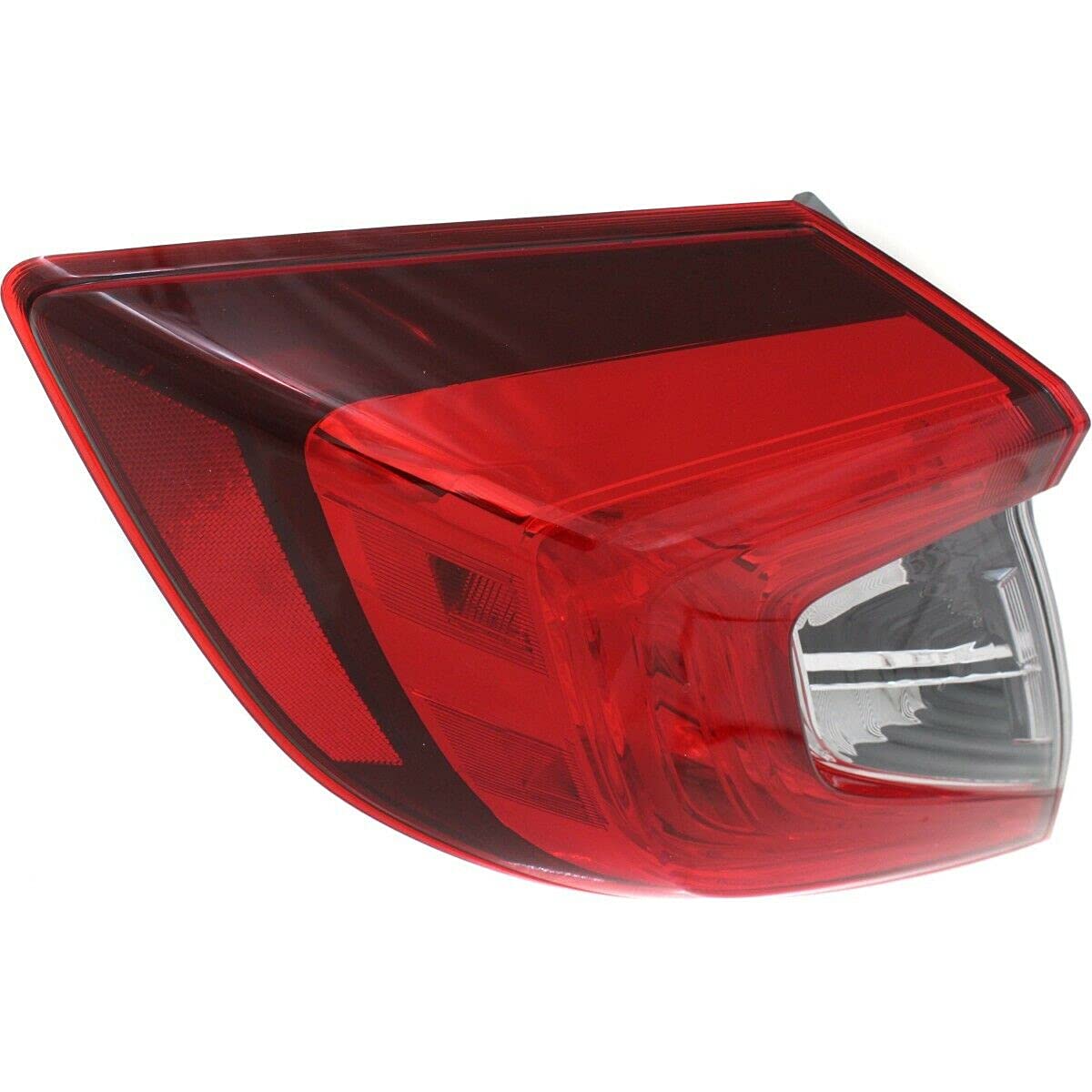 Honda Sedan Left Hand Side (LH) Driver Outside Replacement Tail Light Lamp - High-Quality OEM Replacement for Improved Safety & Style | Perfect for Night Driving & Car Maintenance