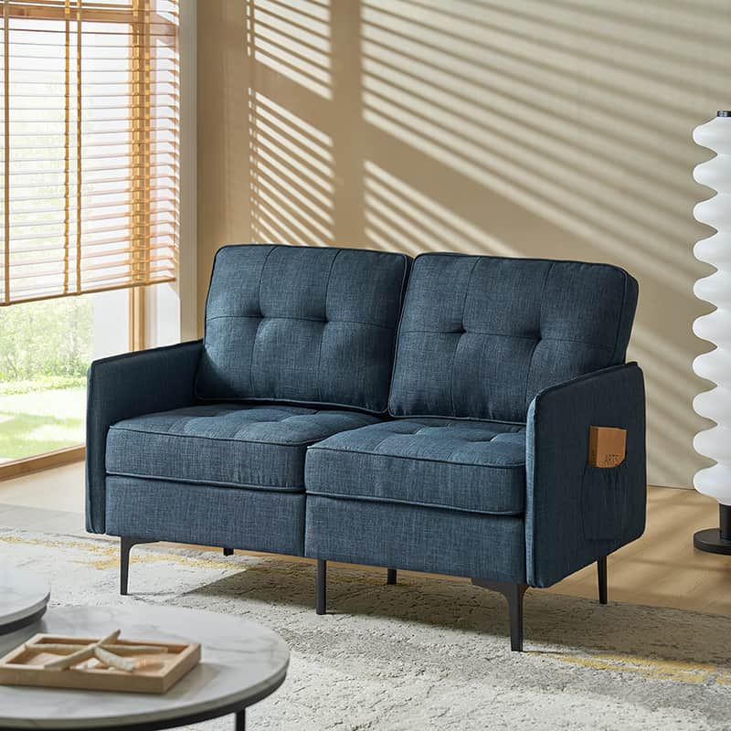 Ricarda Sofa with Removable Cushions - Easy to Clean Modern Living Room Furniture for Home & Office Comfort