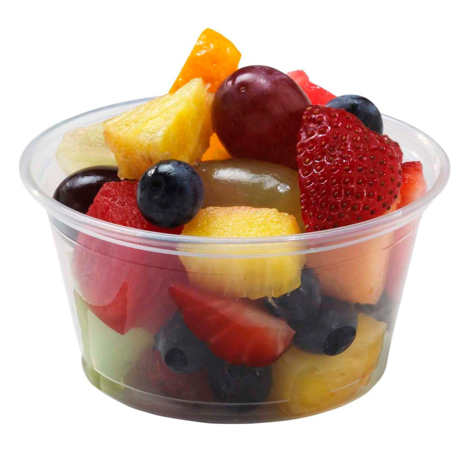 Fabri-Kal 9505274 Pro-Kal 5 oz Clear Plastic Containers with Lids - 1000 Pack Bulk Case for Food Storage, Meal Prep & Restaurant Supplies