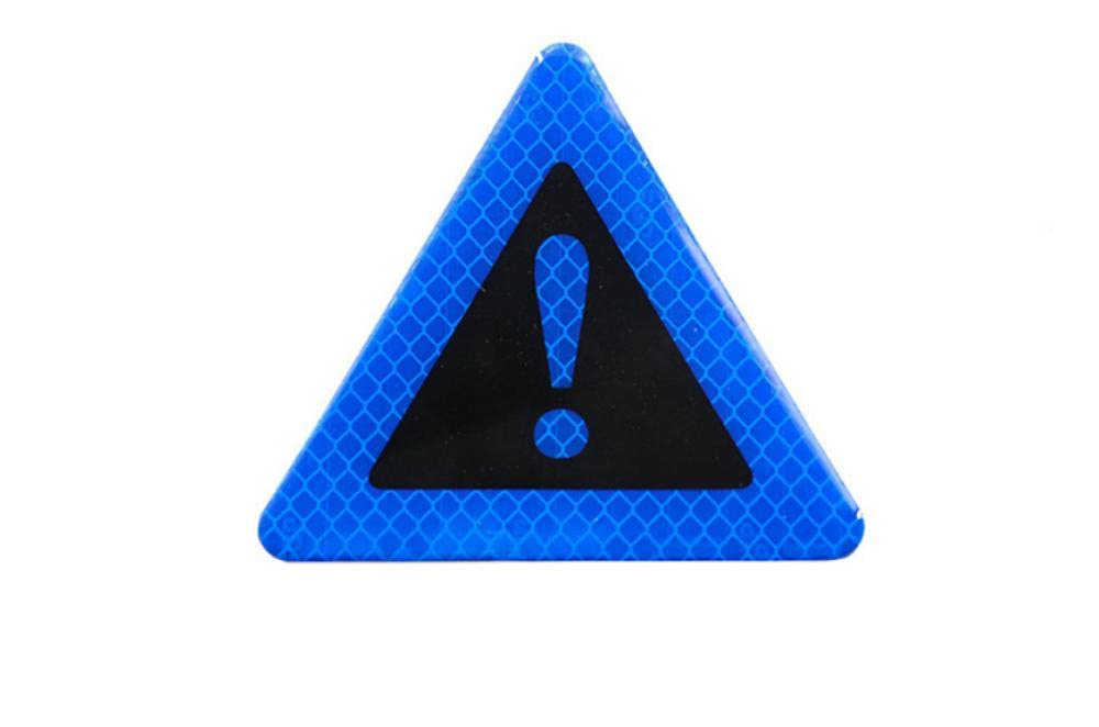 Funny Car Stickers and Decals - 10X8.9Cm Reflective Warning Triangle Exclamation Mark Sticker for Night Driving Safety & Anti-Collision - Perfect for Cars, Trucks, SUVs and Motorcycles to Enhance Visibility and Prevent Accidents