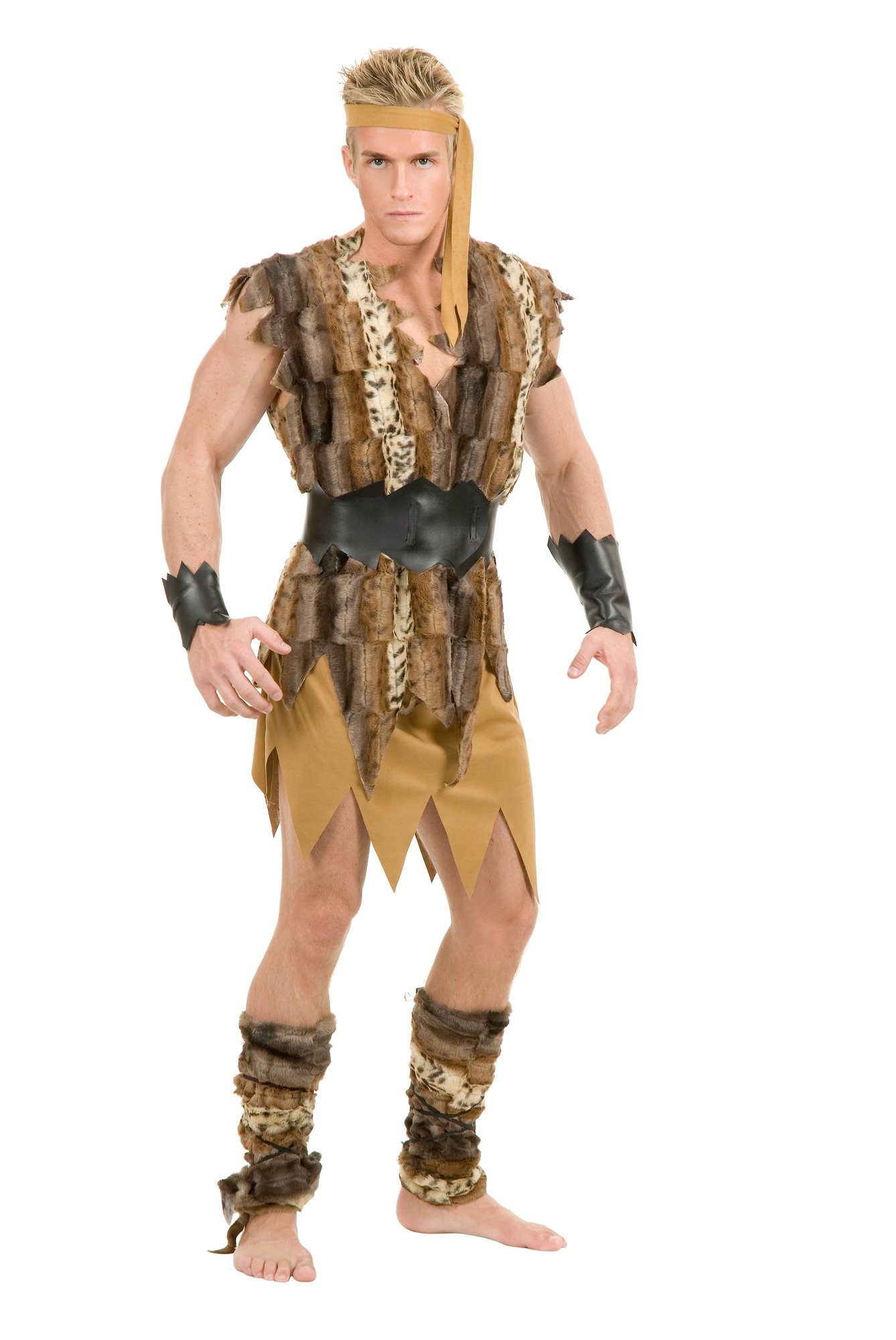 Cool Caveman Men's T-Shirt - Funny Graphic Tee for Casual Wear & Gifts - Perfect for Parties, Halloween & Everyday Outfits