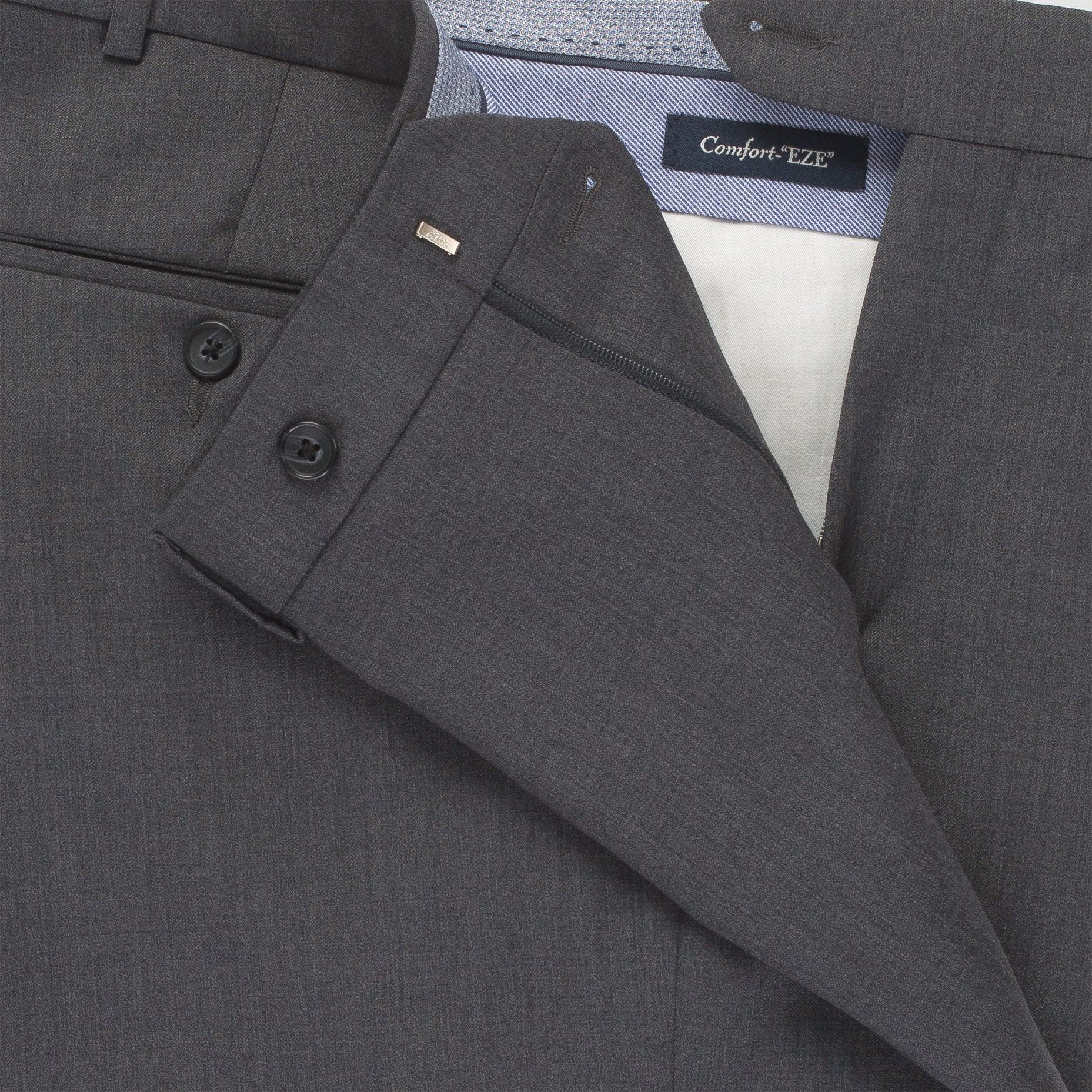 Allen Oniel Grey Harness Dress Pants for Men - Classic Formal Office Wear & Business Attire | Perfect for Weddings, Interviews & Professional Events