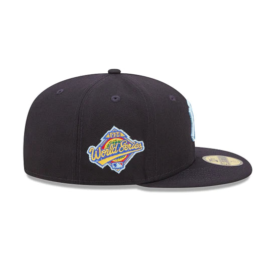 New York Yankees 1996 World Series Navy Blue 59FIFTY Fitted Hat for Men - Perfect for Baseball Games & Streetwear Fashion