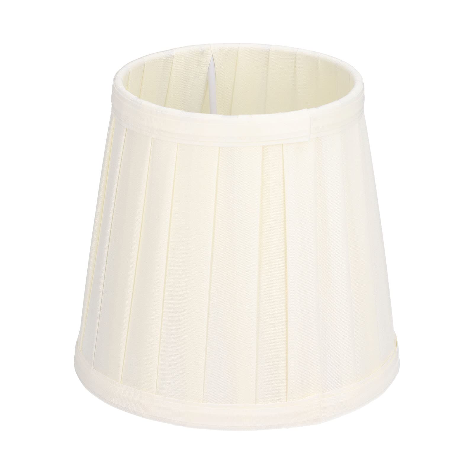 Hyuduo 3-Piece Fabric Lamp Shades Set (6x5.5x4 inches) - High Light Transmittance, Safe & Elegant Chandelier Covers for Home Decor - Perfect for Wall, Table & Ceiling Lights in Living Room, Bedroom & Dining Room