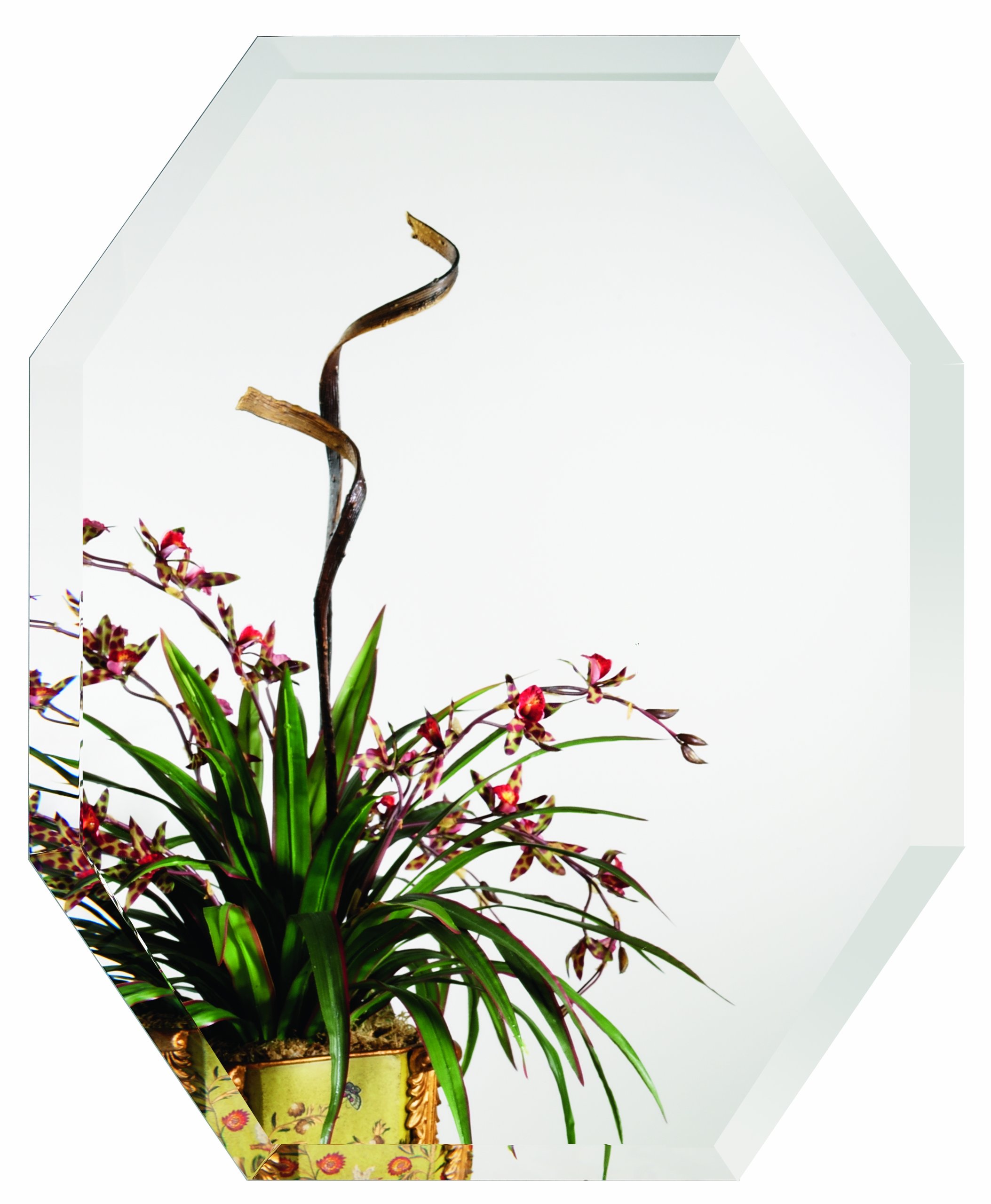 Octagon Mirror - 8-Sided Wall Mirror for Home Decor, Bathroom, and Bedroom | Shatterproof & Stylish Design for Modern Living Spaces