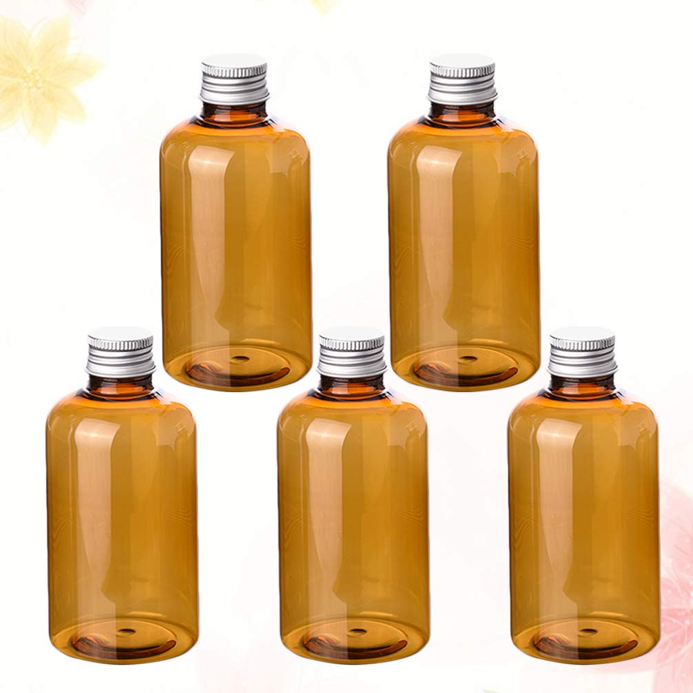 Exceart 10-Piece Clear Travel Toiletry Bottles Set - Leak-Proof Shampoo & Liquid Containers with Lids - Perfect for Shampoo, Conditioner, Lotion & Perfume - Ideal for Air Travel, Camping & Gym Use