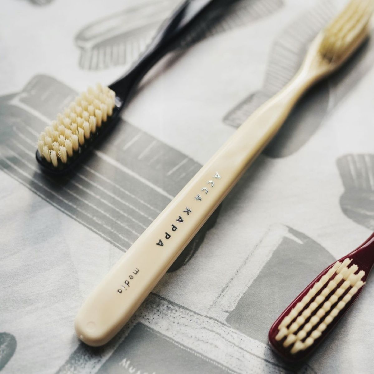 Vintage Black Toothbrush - Eco-Friendly Bamboo Charcoal Bristles for Natural Teeth Whitening - Perfect for Travel, Home & Daily Oral Care