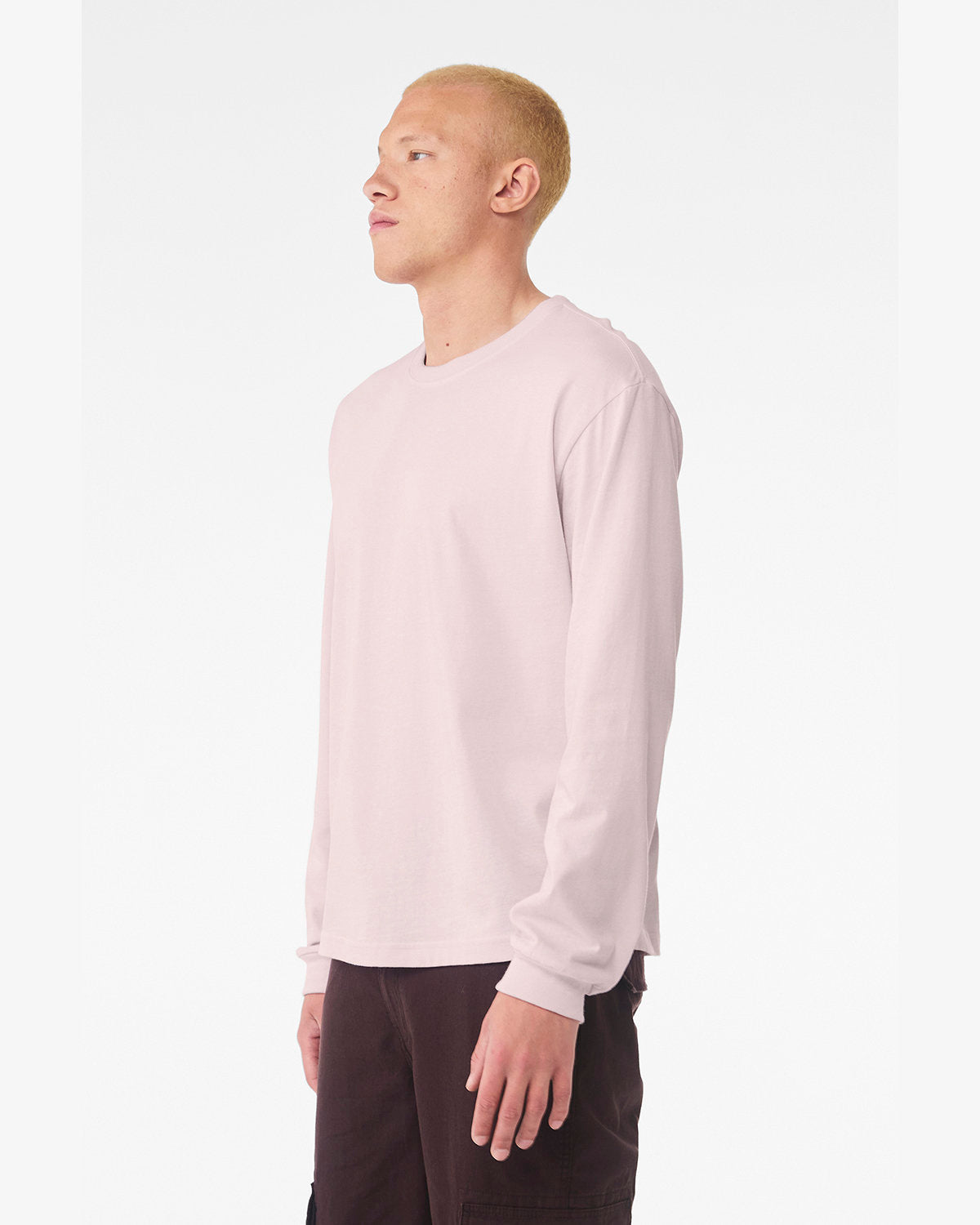 Bella + Canvas 3511 Unisex 6oz Heavyweight Long Sleeve T-Shirt | Premium Cotton Crewneck Tee for Men & Women | Perfect for Casual Wear, Layering & Work Uniforms