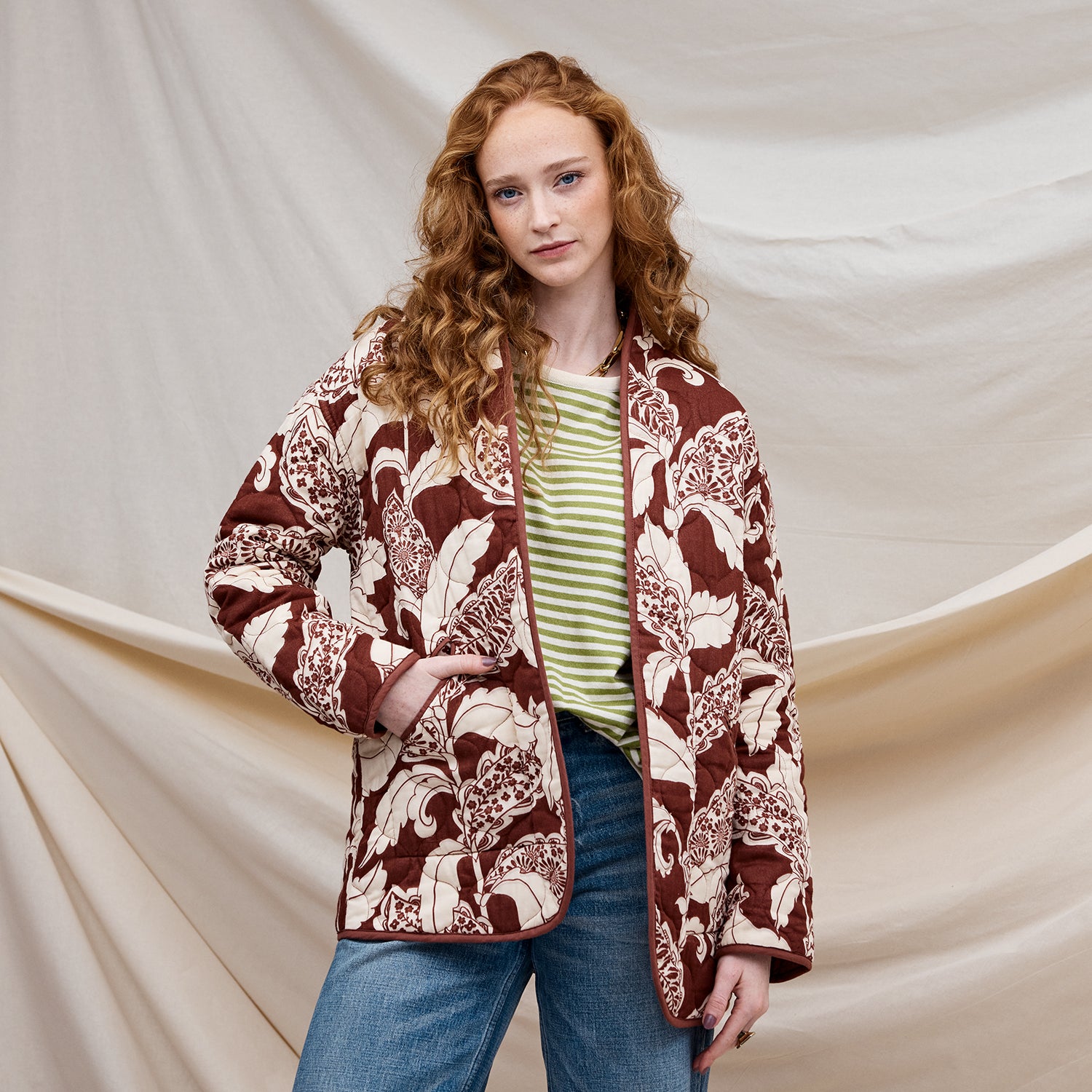 Quilted Jacket for Women - Lightweight Lata Puffer Coat with Warm Filling, Stylish Winter Outerwear for Casual & Outdoor Activities
