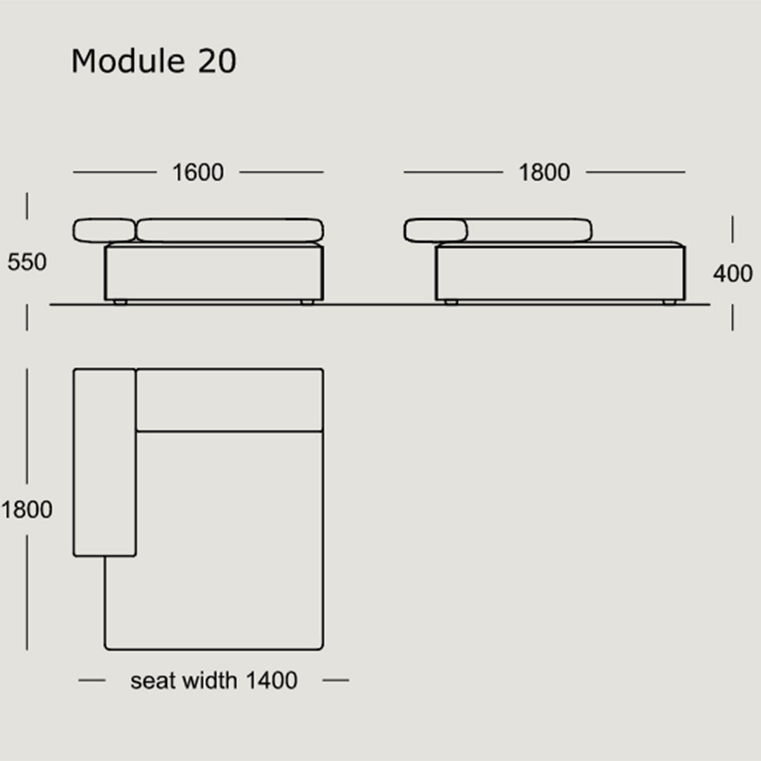 Modular Cinder Block Sofa Set - 16 & 23 Piece Sectional Furniture for Modern Living Room, Outdoor Patio, and Lounge Areas