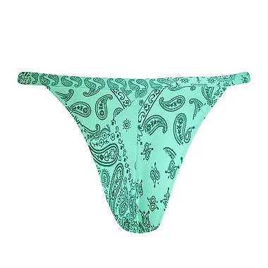 Mint Green Bali Brazilian Thong Bikini Bottom - Sexy Swimwear for Beach, Pool & Vacation - Comfortable & Stylish Women's Swim Bottom