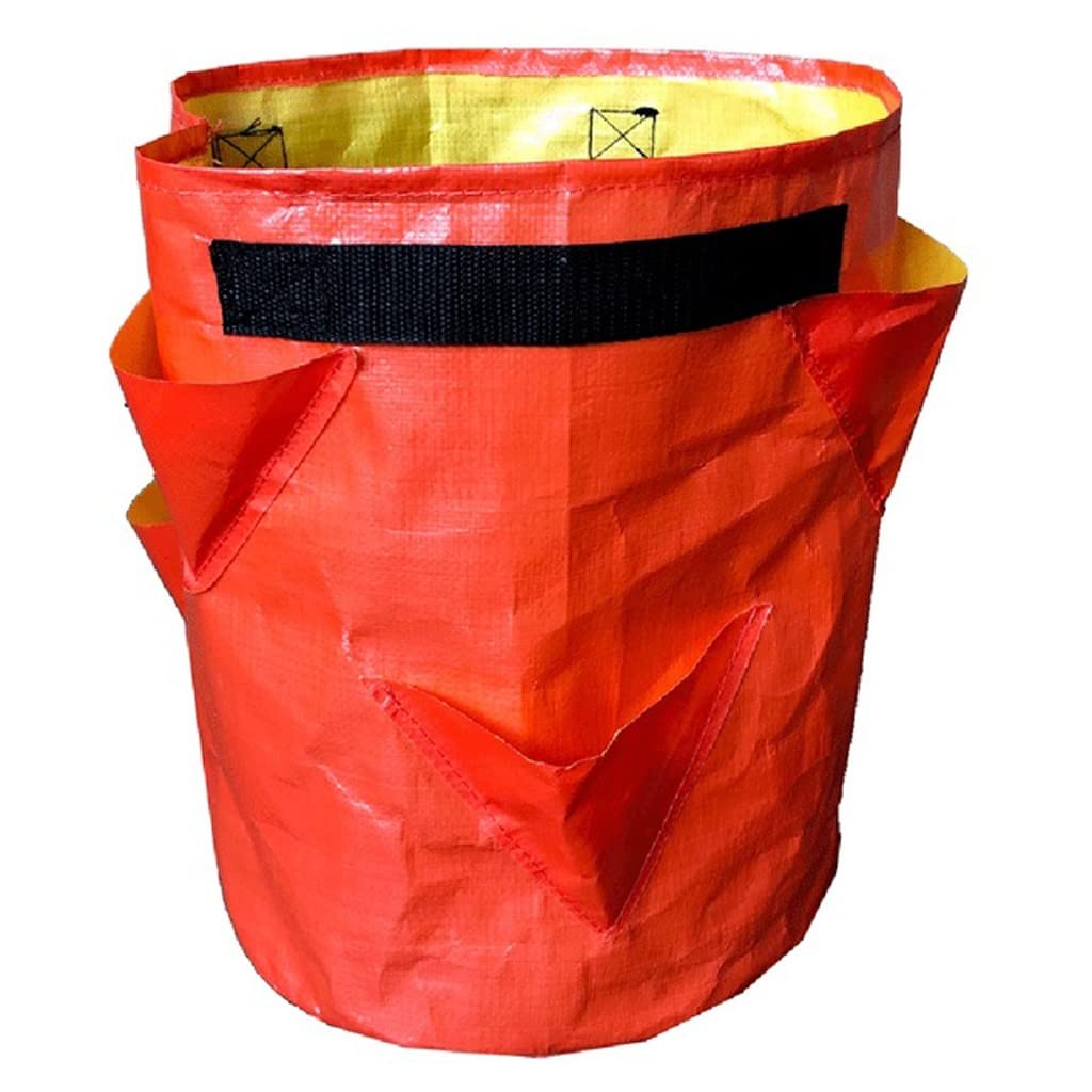 35x45cm 10 Gallon Strawberry Planting Bags - Breathable Cloth Grow Bags with Handles & Pockets for Fruits, Vegetables, Herbs - Ideal for Garden, Balcony, Indoor/Outdoor Planting (Color: A)