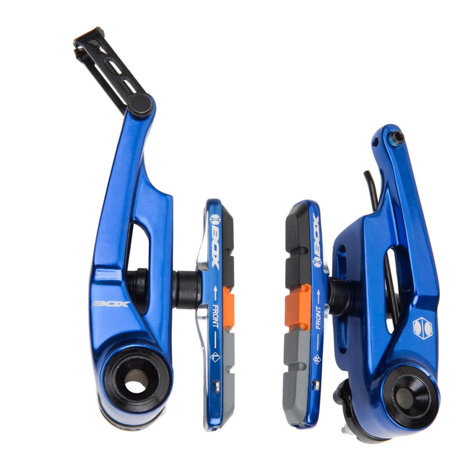 Box One 85 or 108mm Oversized BMX V-Brakes - Sealed Bearing Pivots, Flexible Cable Noodle, Cold Forged Arms & 2mm Allen Key Tension Bolt for BMX Bikes, Mountain Bikes and Cycling Enthusiasts