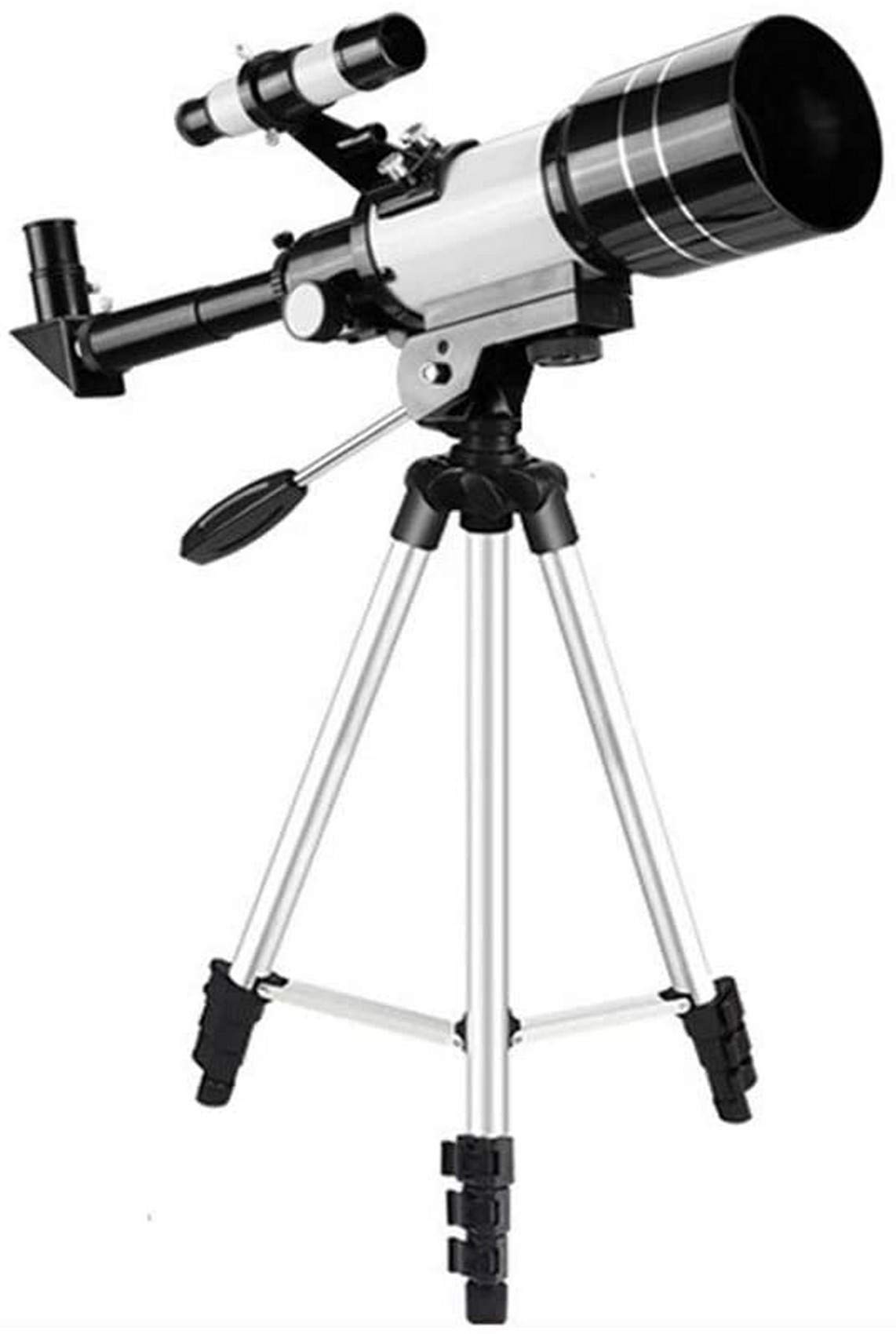 70mm Aperture 400mm AZ Mount Refractor Telescope for Astronomy Beginners & Kids - Portable Travel Telescope with Tripod for Stargazing, Camping & Outdoor Adventures (Package A)