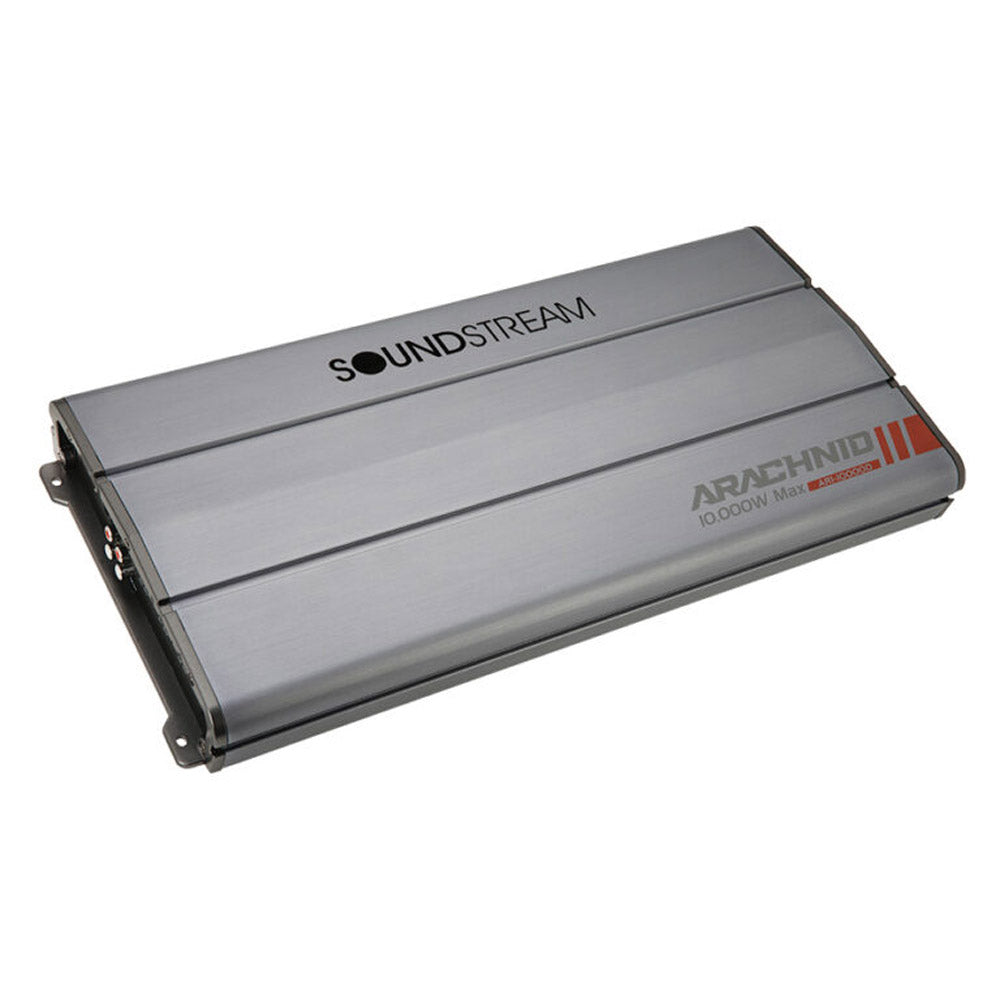 Soundstream AR1 10000D 10,000W Monoblock Class D Arachnid Series Car Amplifier with Bass Remote - High Power Car Audio System for Deep Bass & Clear Sound - Perfect for Car Enthusiasts & Custom Audio Setups