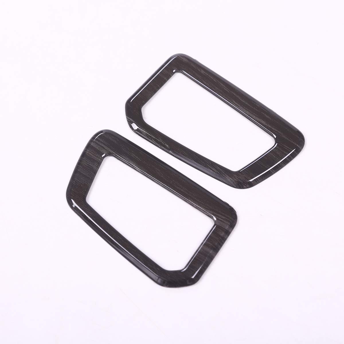 ABS Black Wood Grain Car Dashboard Air Vent Trim for Land Rover Discovery Sport 2015-2019 - Premium Interior Upgrade for Enhanced Luxury & Style - Perfect for Car Enthusiasts & Customization Projects