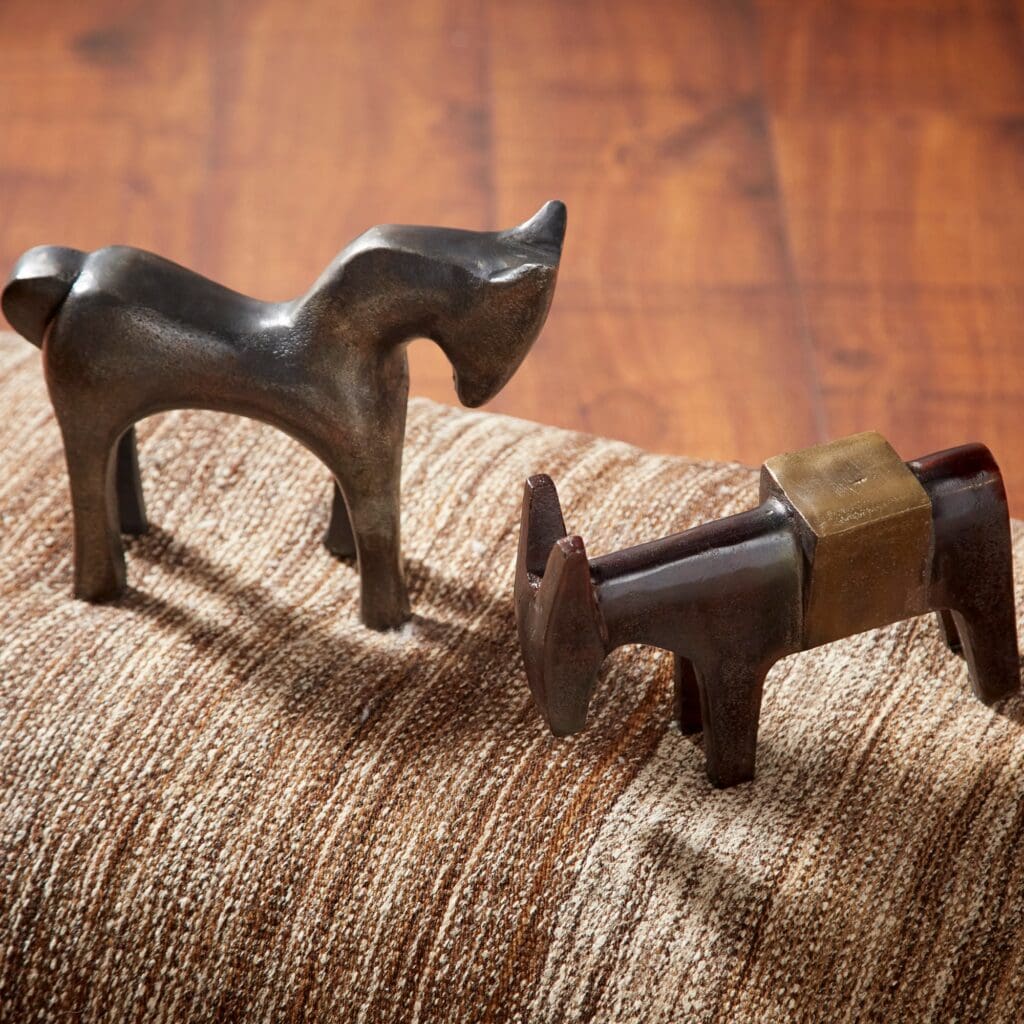 Cyan Design 09722 Bongo Bill Sculpture #2 - Bronze Figurine for Home Decor, Office & Gift Ideas | African Tribal Art Statue for Living Room, Bookshelf & Collectors