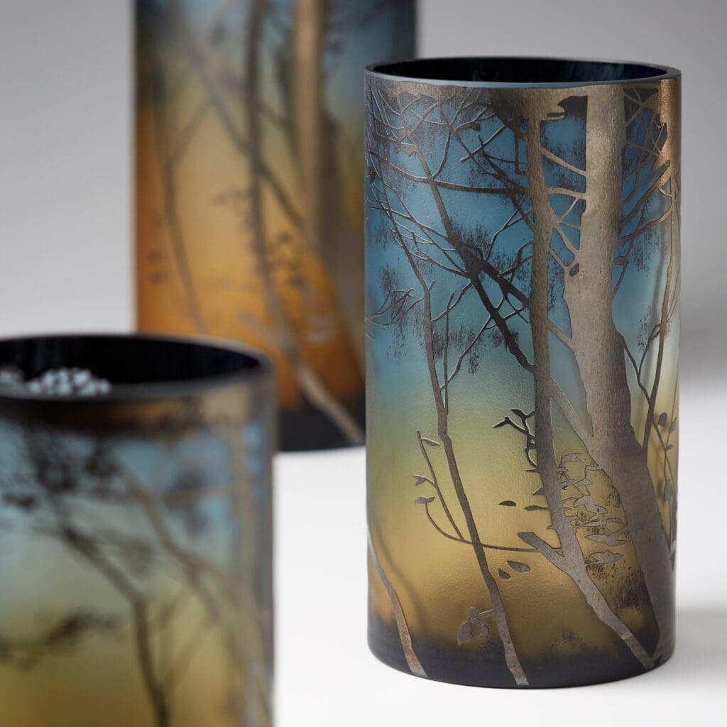 Cyan Design 10849 Miombo Vase - Handcrafted Ceramic Vase in Green & Blue - Medium Size Home Decor - Perfect for Living Room, Dining Table, or Office Desk Decoration