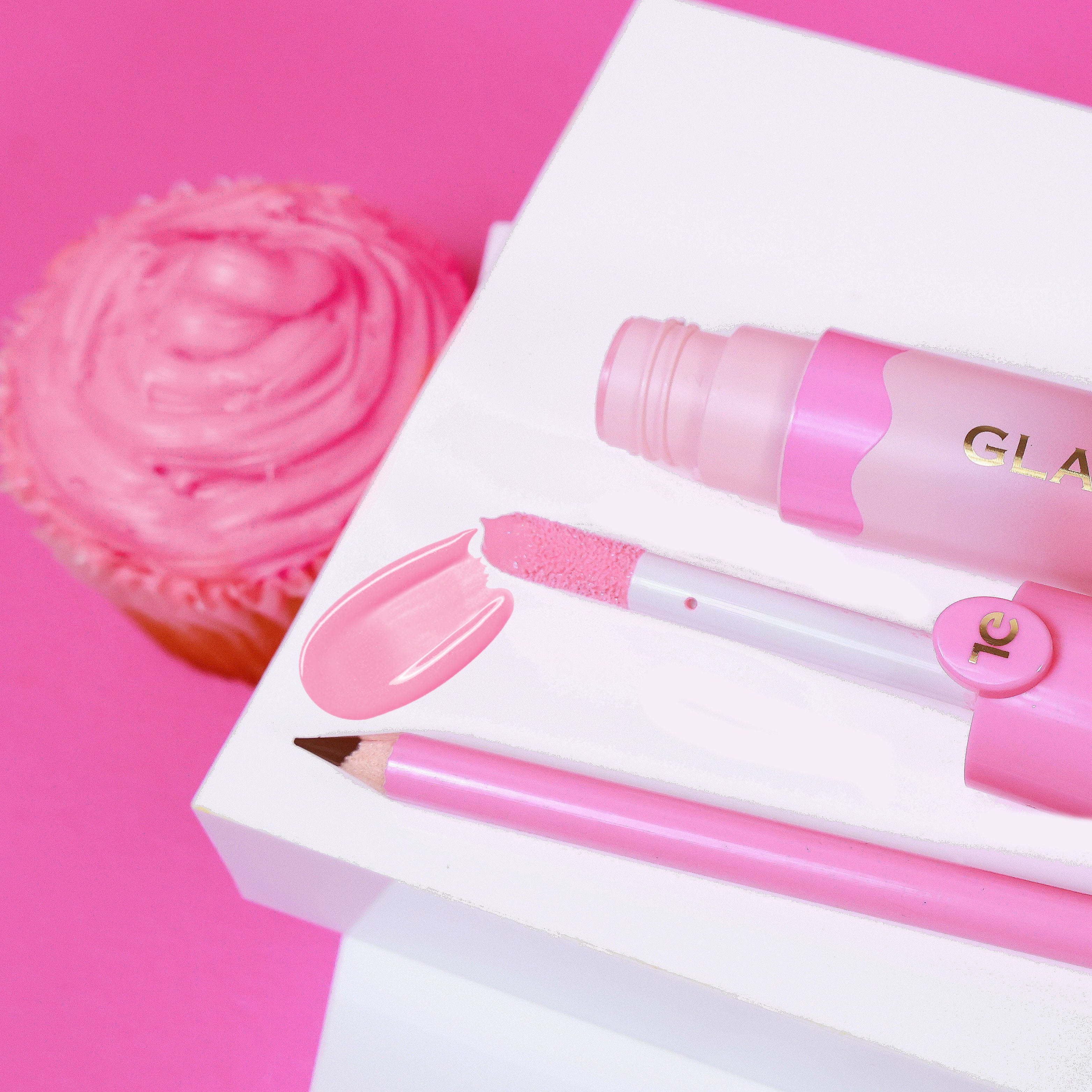 Pink Frosting Lip Kit - Long Lasting Matte Liquid Lipstick & Lip Liner Set, Vegan & Cruelty-Free - Perfect for Parties, Date Nights & Everyday Wear
