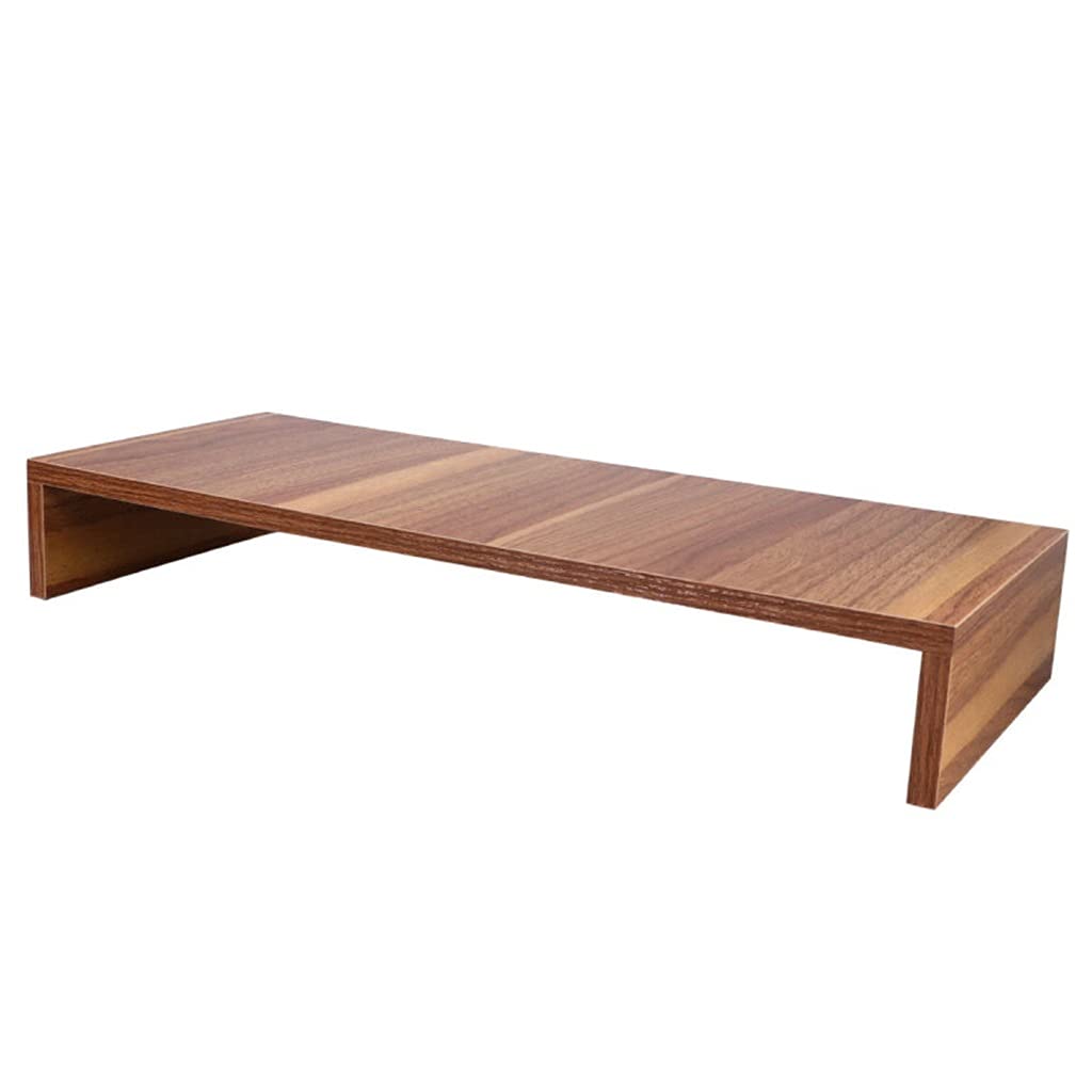 SXYLTNX Multi-Function Monitor Stand - Adjustable Computer Screen Riser with Thickened Board, Laptop Stand & TV Shelf for Home Office (Brown) - Perfect for Workspace Organization & Ergonomic Viewing