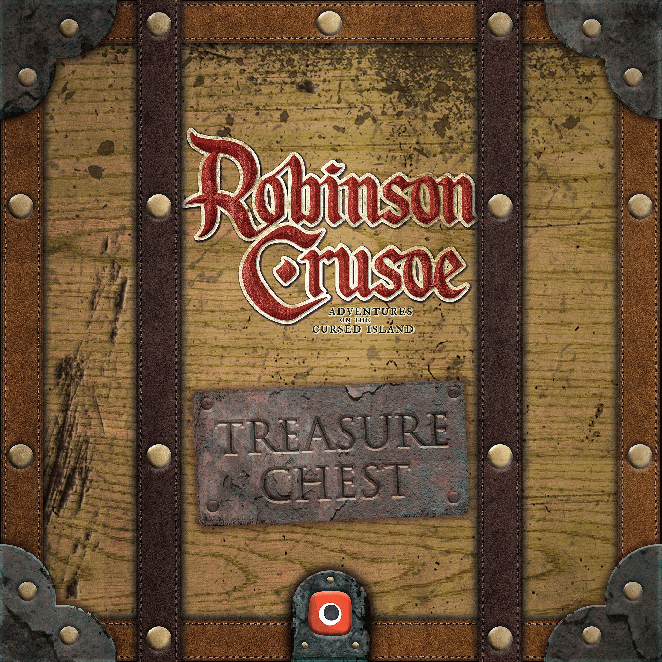 Robinson Crusoe Treasure Chest - Pirate Themed Wooden Toy Box for Kids | Perfect for Playroom Storage & Adventure Pretend Play
