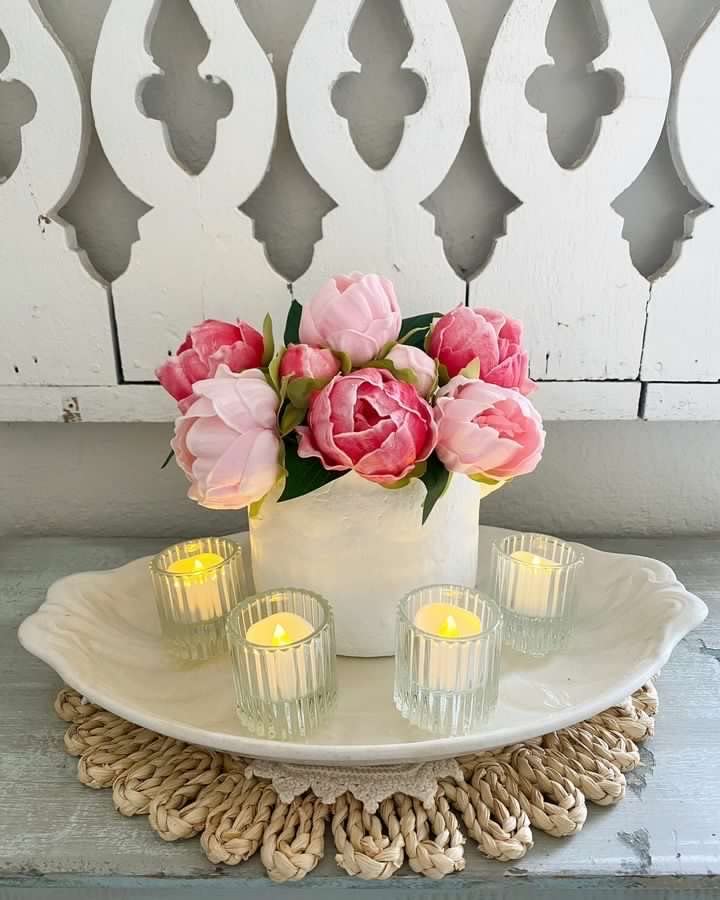 Serene Spaces Living Clear Ribbed Glass Votive Candle Holder - 2