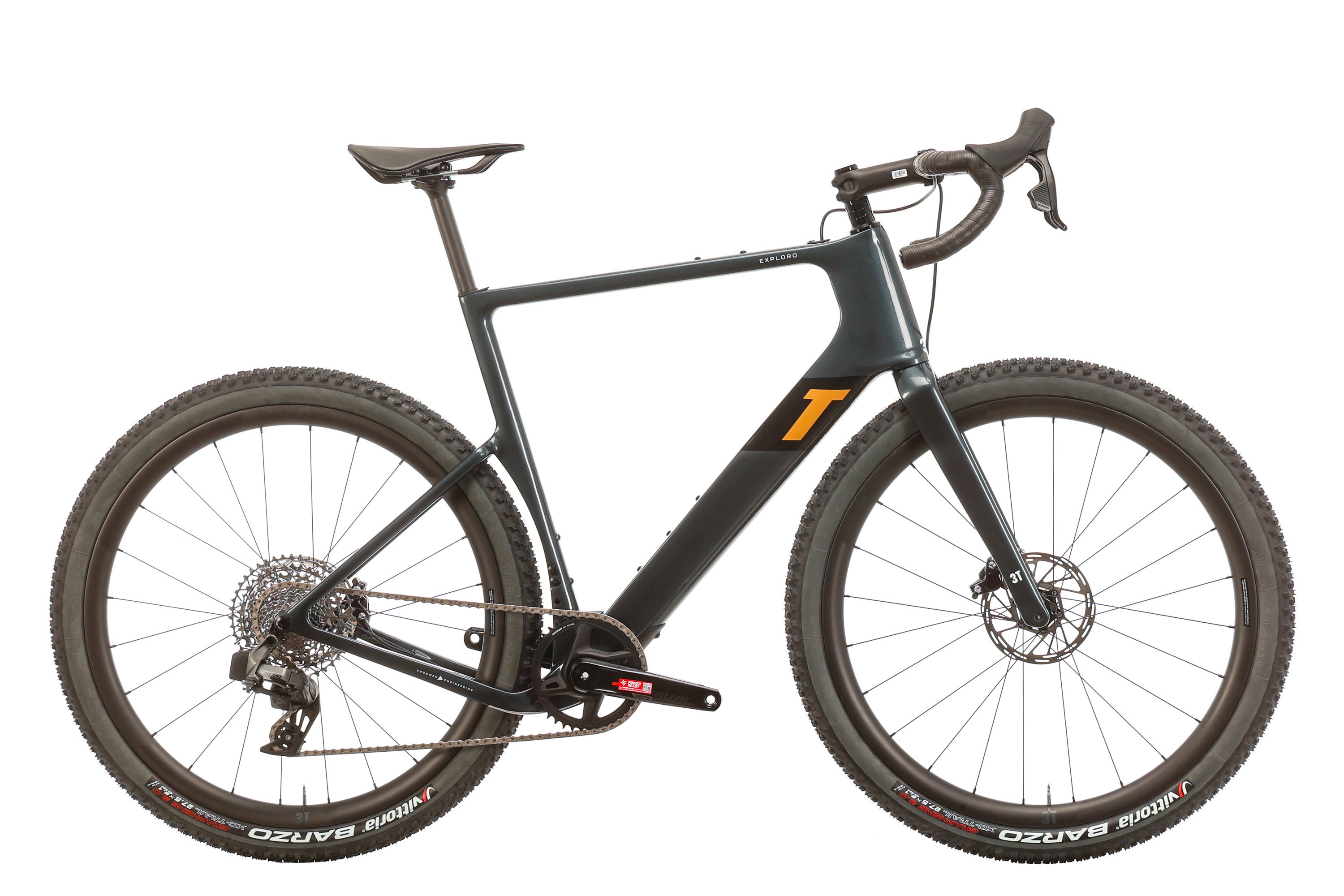 2023 3T Exploro ULTRA RIVAL AXS Gravel Bike - 58cm Carbon Frame, 1x12 Speed for Off-Road Adventure & Bikepacking | Perfect for Trail Riding, Commuting & Long-Distance Cycling