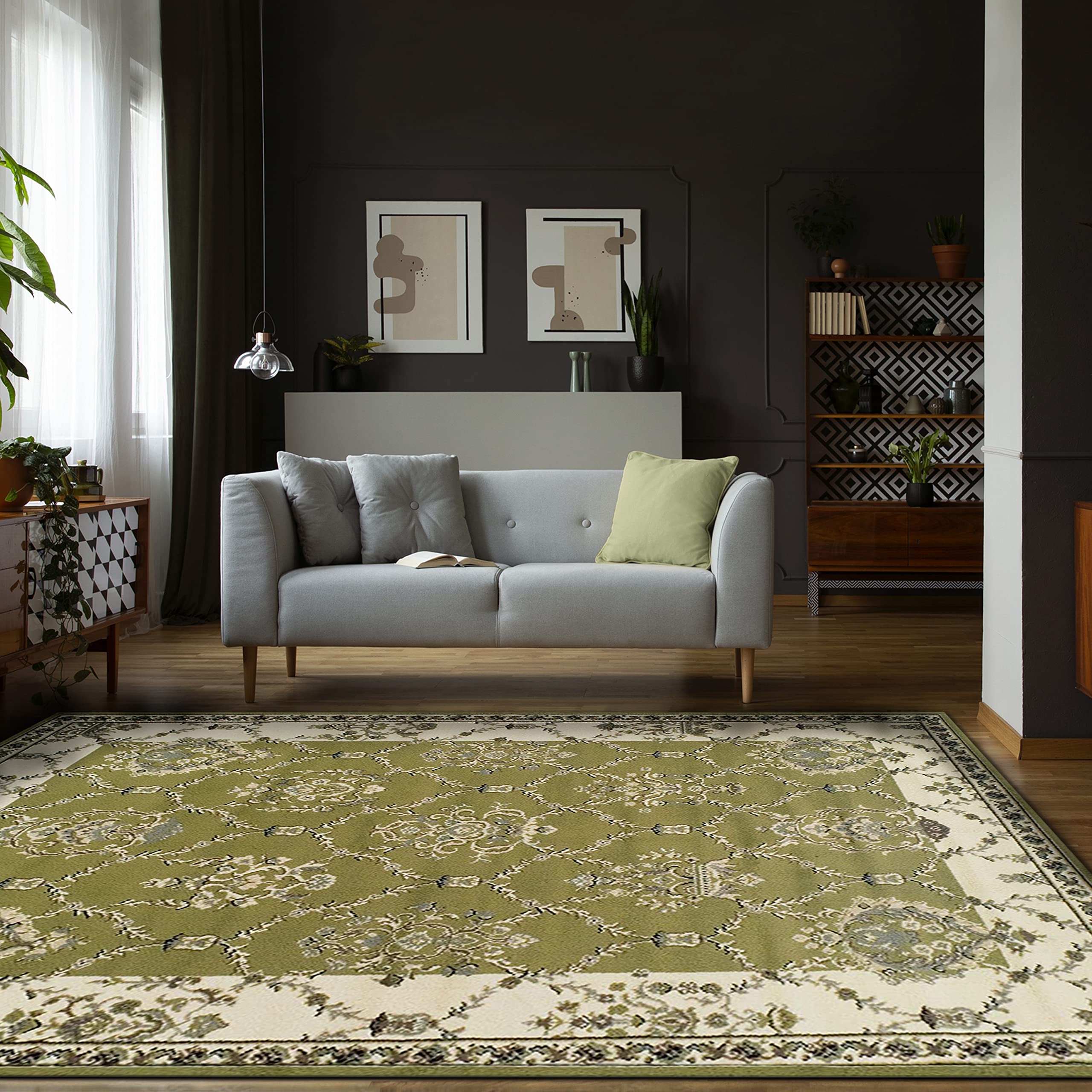 BlueNileMills Stratton 5' x 8' Area Rug - Soft Modern Living Room Carpet for Home Decor, Bedroom, Office & Dorm