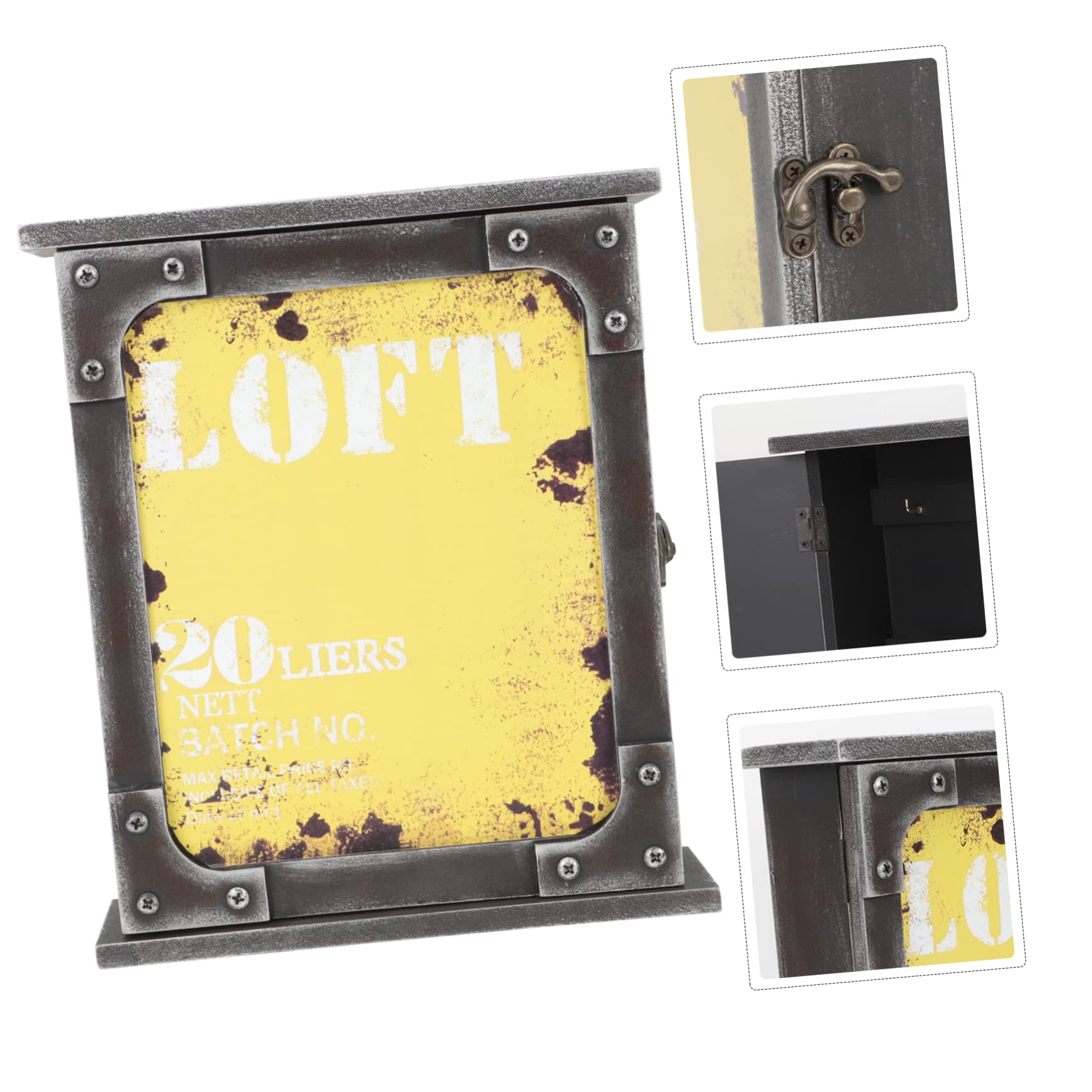 Wall Mounted Key Holder - Multi-Functional Storage Rack for Keys & Small Items | Durable Wall Decor & Organizer for Home, Office & Entryway | Perfect for Keys, Jewelry & Accessories