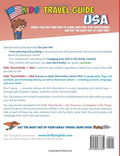 Kids' Travel Guide - USA: Fun Facts, Activities & Tips for American Adventures | Explore 50 States with Quizzes & Leonardo | Perfect for Family Vacations & Road Trips