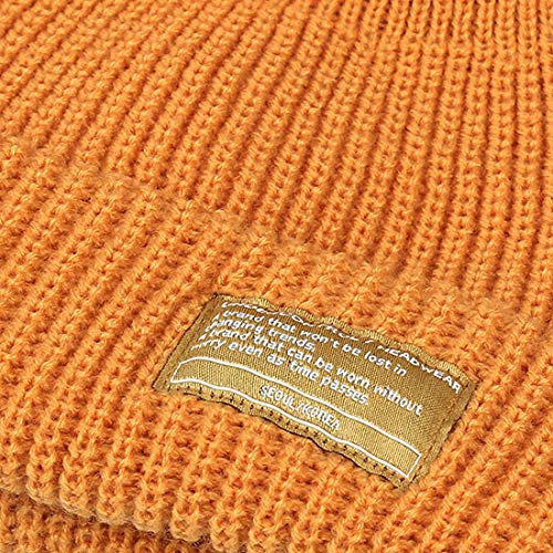 UNDERCONTROL Winter Beanie Hat for Men & Women - Unisex Fisherman Skull Cap, Roll-Up Watch Cap, Plain Docker Style - Warm Knit Hat for Outdoor Activities, Fishing, Skiing, and Winter Sports