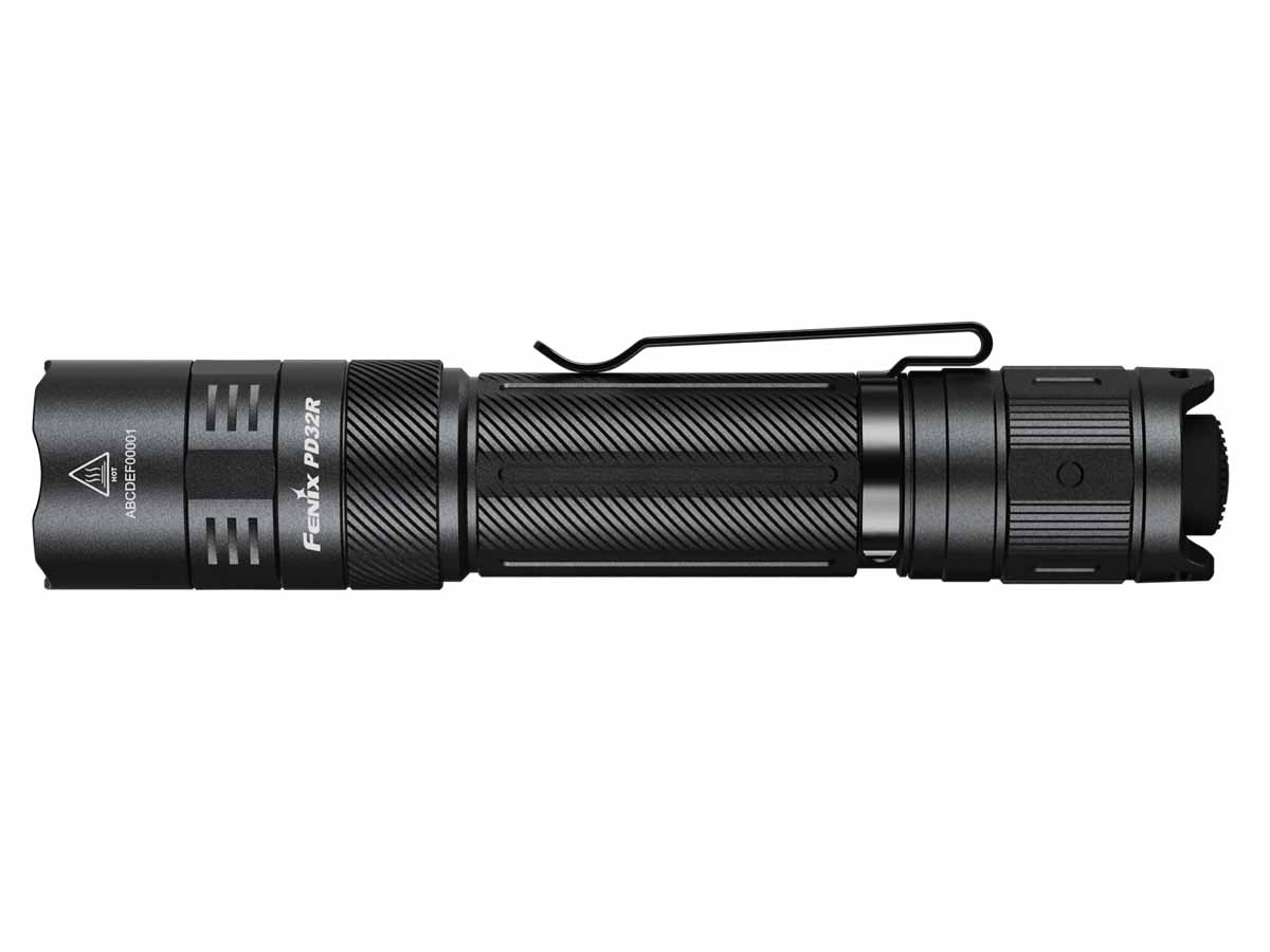 Fenix PD32R Rechargeable Flashlight - 1000 Lumens, USB-C Charging, Compact & Powerful LED Flashlight for Camping, Hiking, Emergency, and Outdoor Adventures