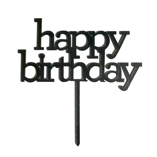Black Cake Topper 9