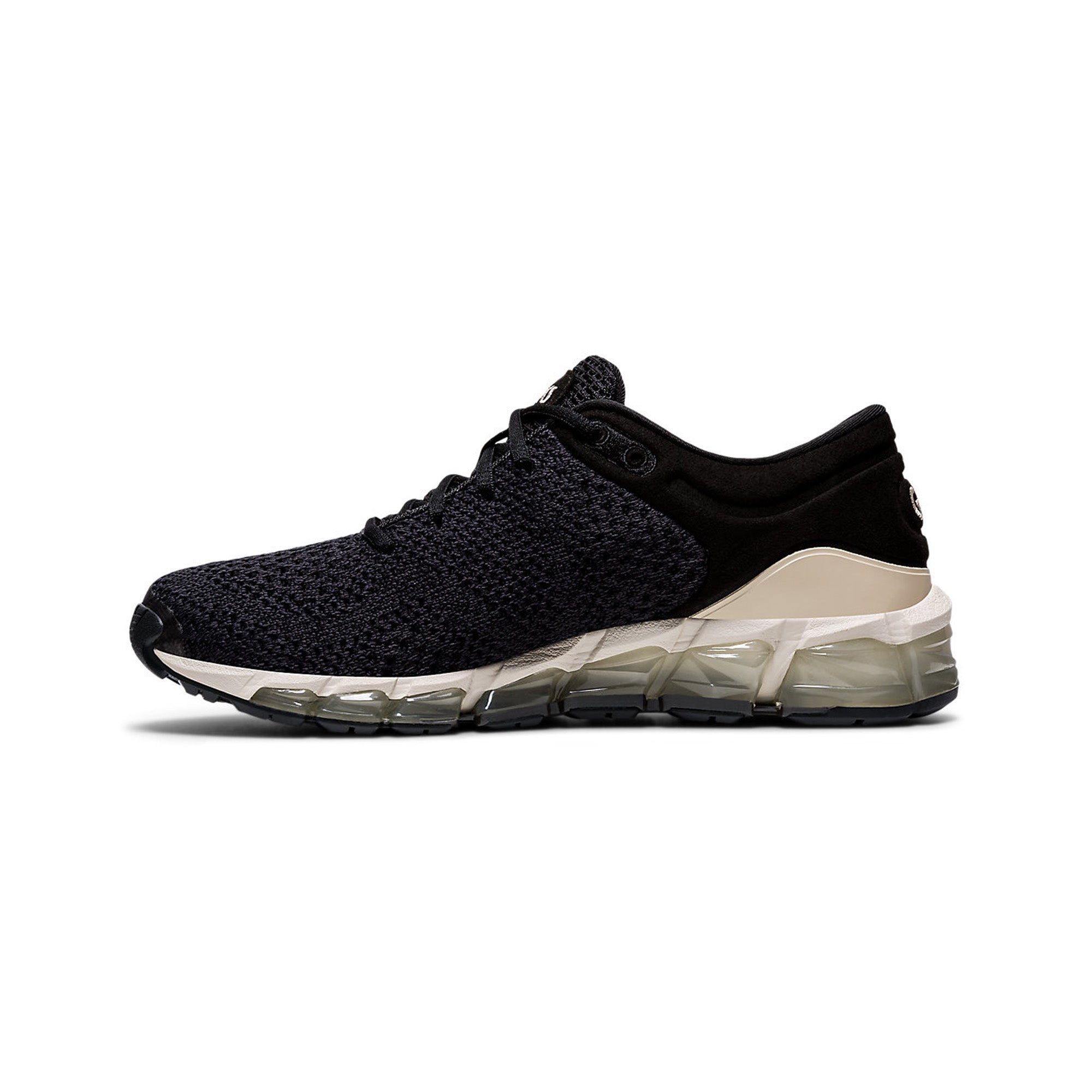 ASICS Gel Quantum 360 5 Knit Women's Running Shoes - Black & Cozy Pink | Lightweight Cushioned Sneakers for Jogging, Gym Workouts & Everyday Comfort