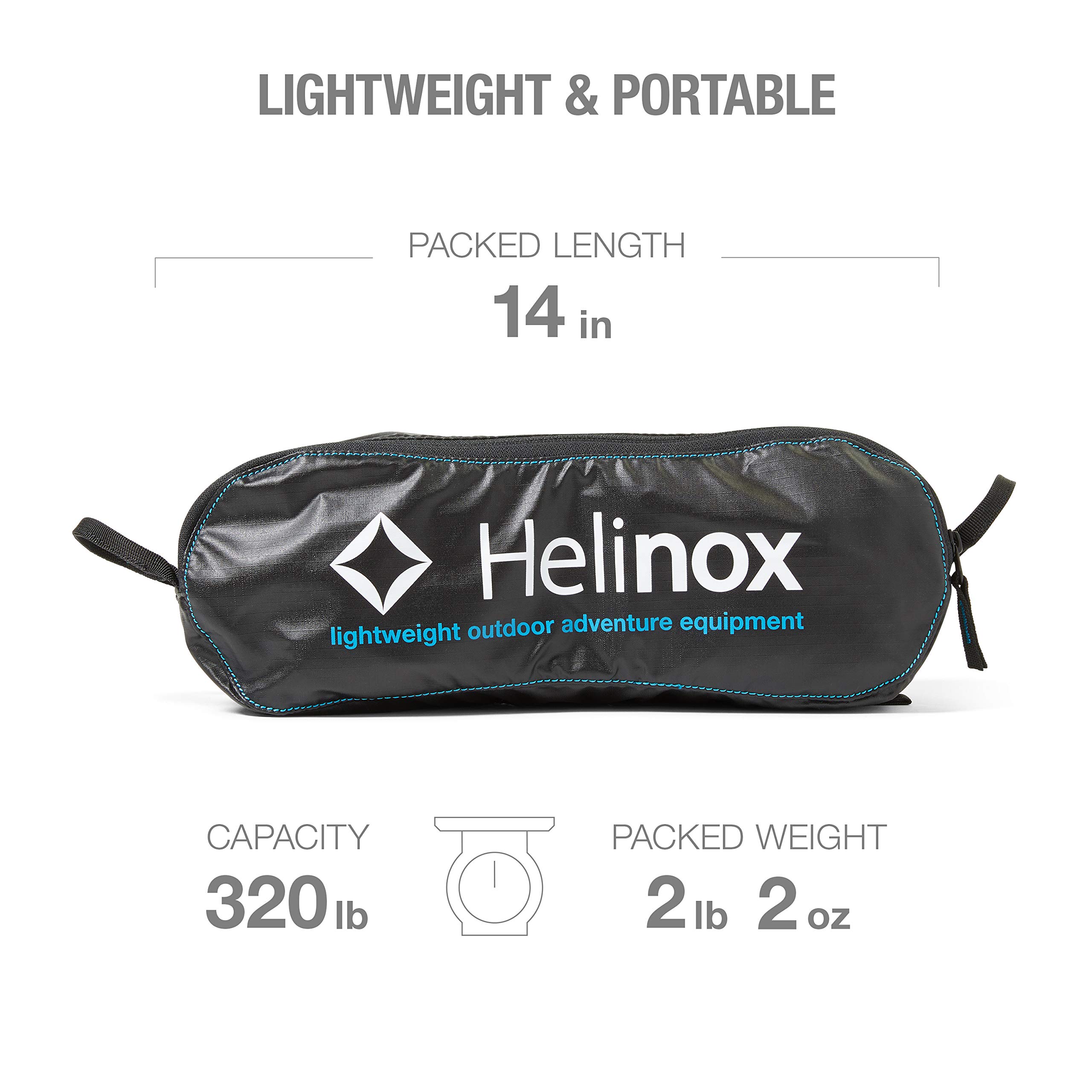 Helinox Chair One Lightweight Portable Camping Chair with Ground Sheet - Perfect for Hiking, Backpacking, Beach & Outdoor Adventures