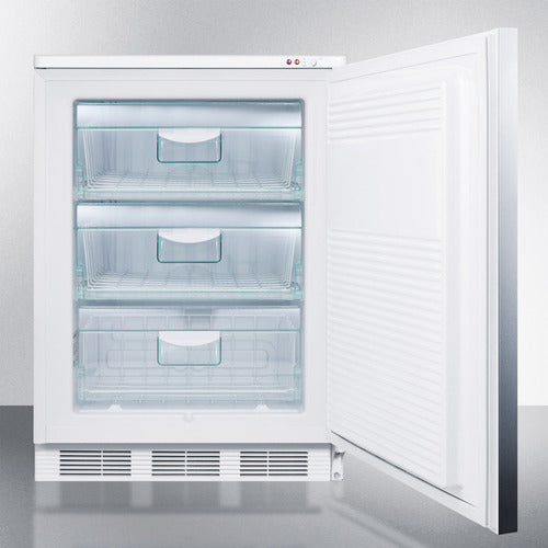 Accucold 24-Inch Wide Built-In All Freezer VT65ML7BISSHH - Perfect for Home Kitchens, Restaurants, and Commercial Use