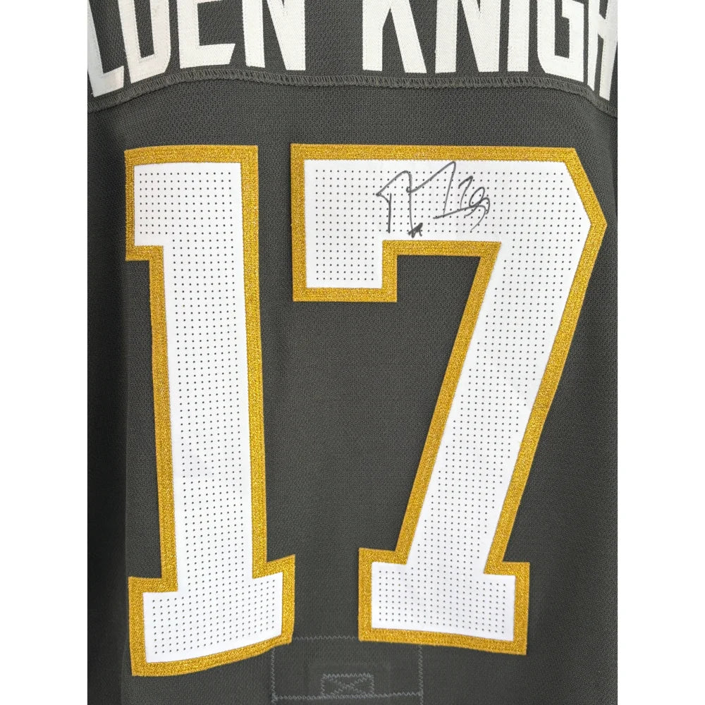 Authentic Marc Andre Fleury Signed Vegas Golden Knights NHL Expansion Draft Jersey 6/21/17 with JSA COA - Perfect for Hockey Collectors, Sports Memorabilia Displays, and NHL Fan Gifts