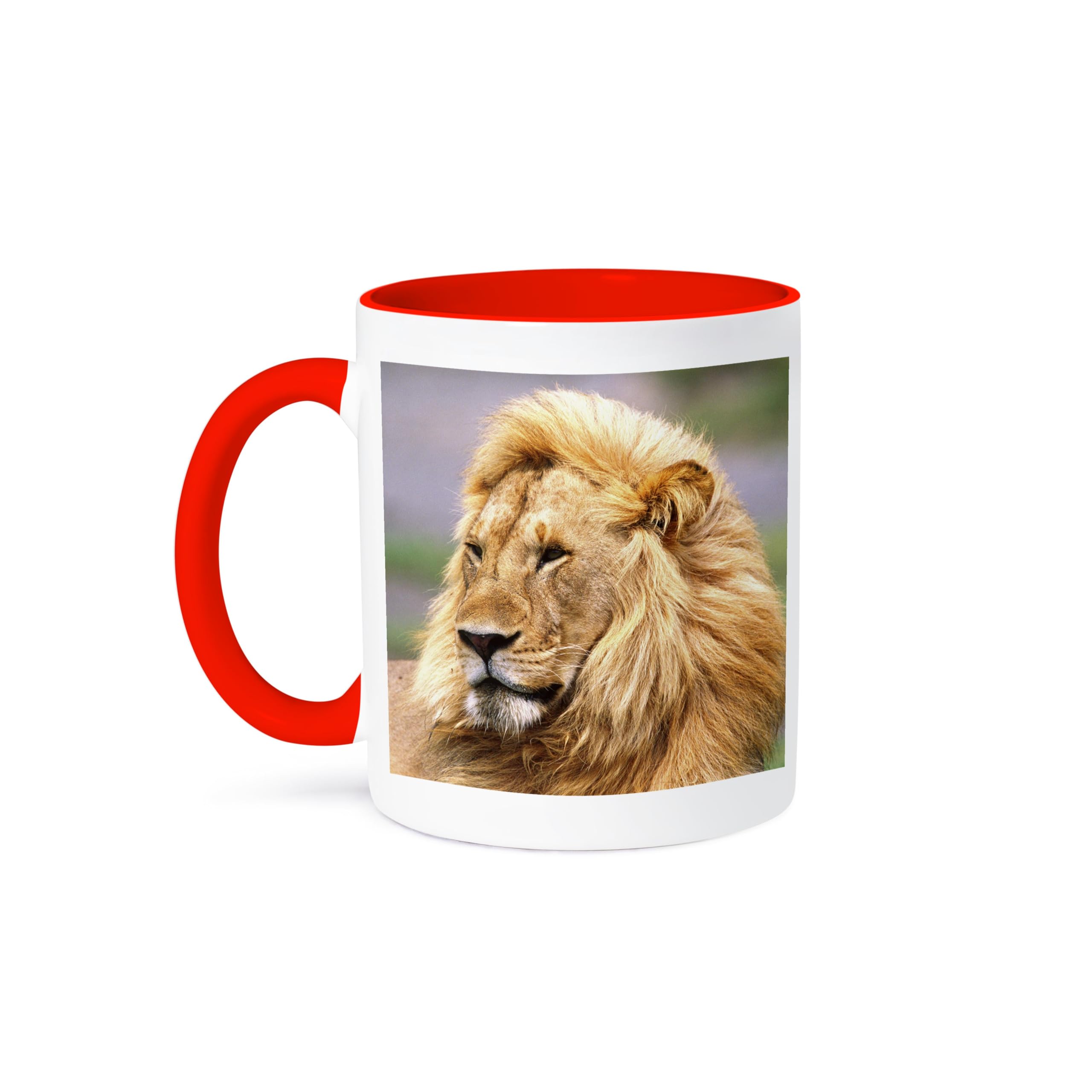 3D Rose 15oz Two-Tone Red and White Ceramic Coffee Mug - Perfect for Home, Office, or Gift Giving