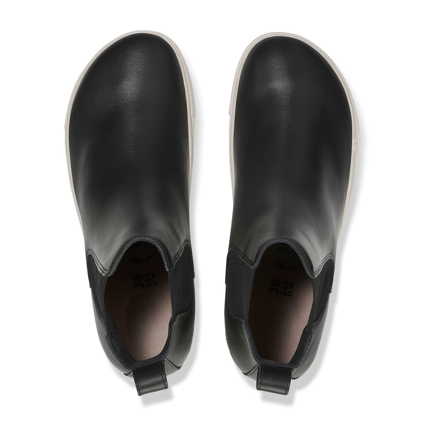 Birkenstock Bend Narrow Chelsea Sneaker for Women - Black Leather Comfort Shoes | Casual Walking, Office Wear & Everyday Fashion