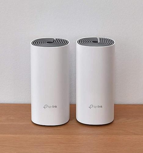 Deco HC4 AC1200 Whole Home Mesh WiFi System 2-Pack - High-Speed Seamless Coverage for Large Houses & Smart Homes
