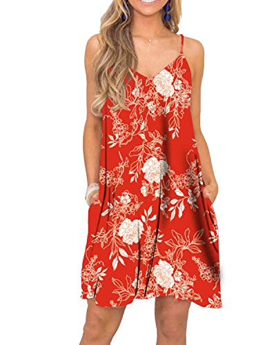Floral Orange White