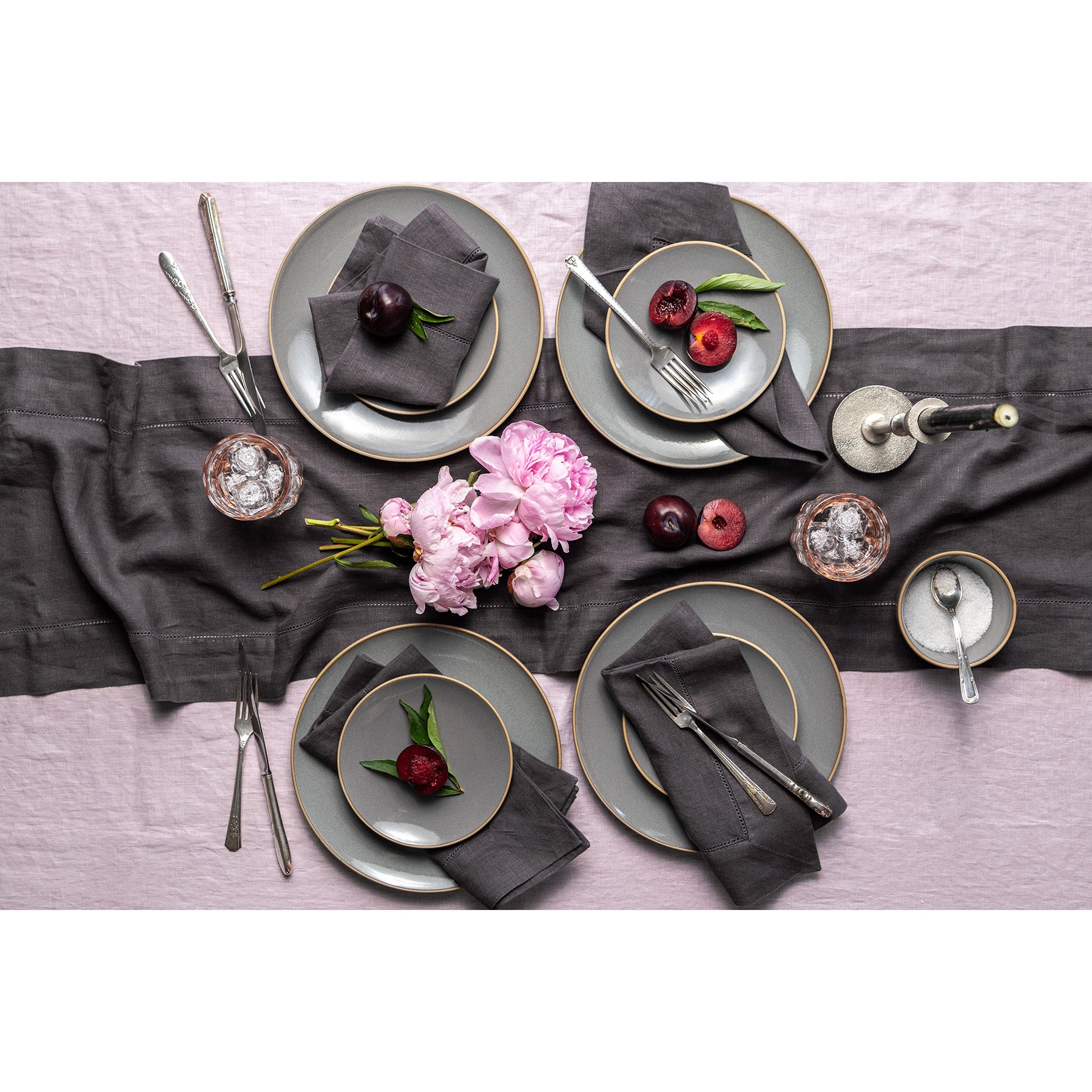 Premium Heavyweight Hemstitch Table Runner - Elegant Dining Decor for Weddings, Holidays & Formal Events - 100% Cotton Linen Tablecloth Accessory