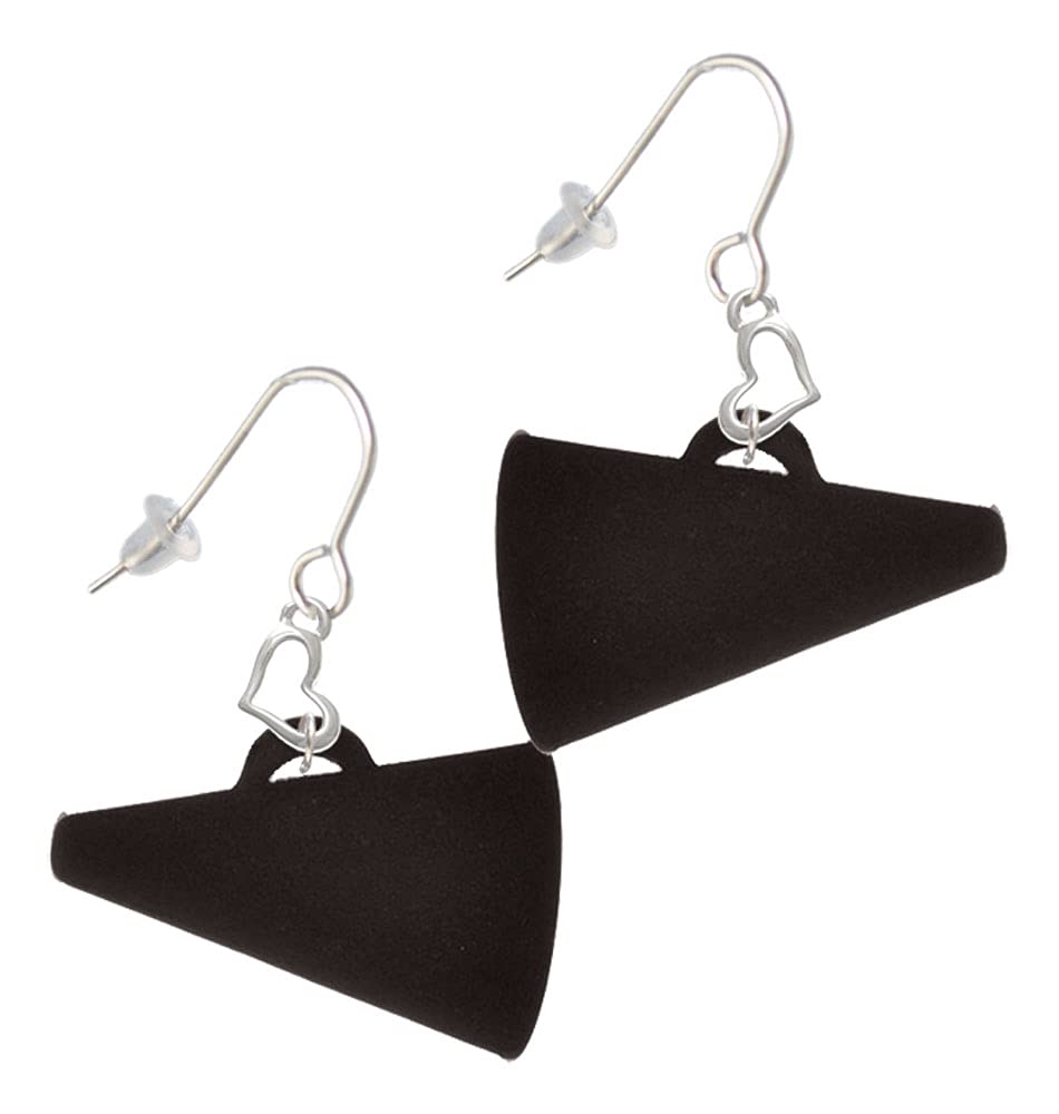 Acrylic Heart French Earrings - Cute Jewelry for Daily Wear