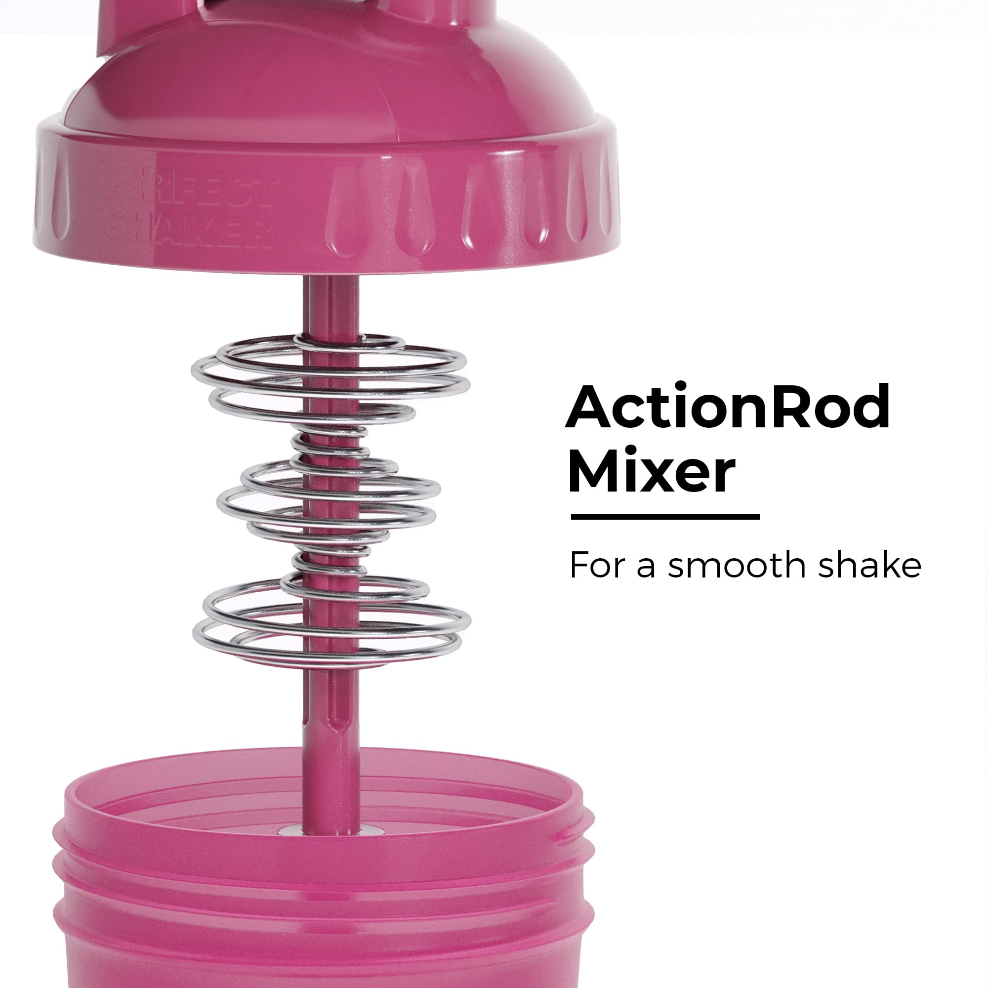GOMOYO 20 oz Protein Shaker Bottles 4-Pack - Leakproof Blender Bottle for Women with 4 Wire Whisk Mixers - Dishwasher Safe BPA-Free Gym Shaker Cup Set in Pink & Purple - Perfect for Protein Shakes, Pre-Workout Drinks & Smoothies