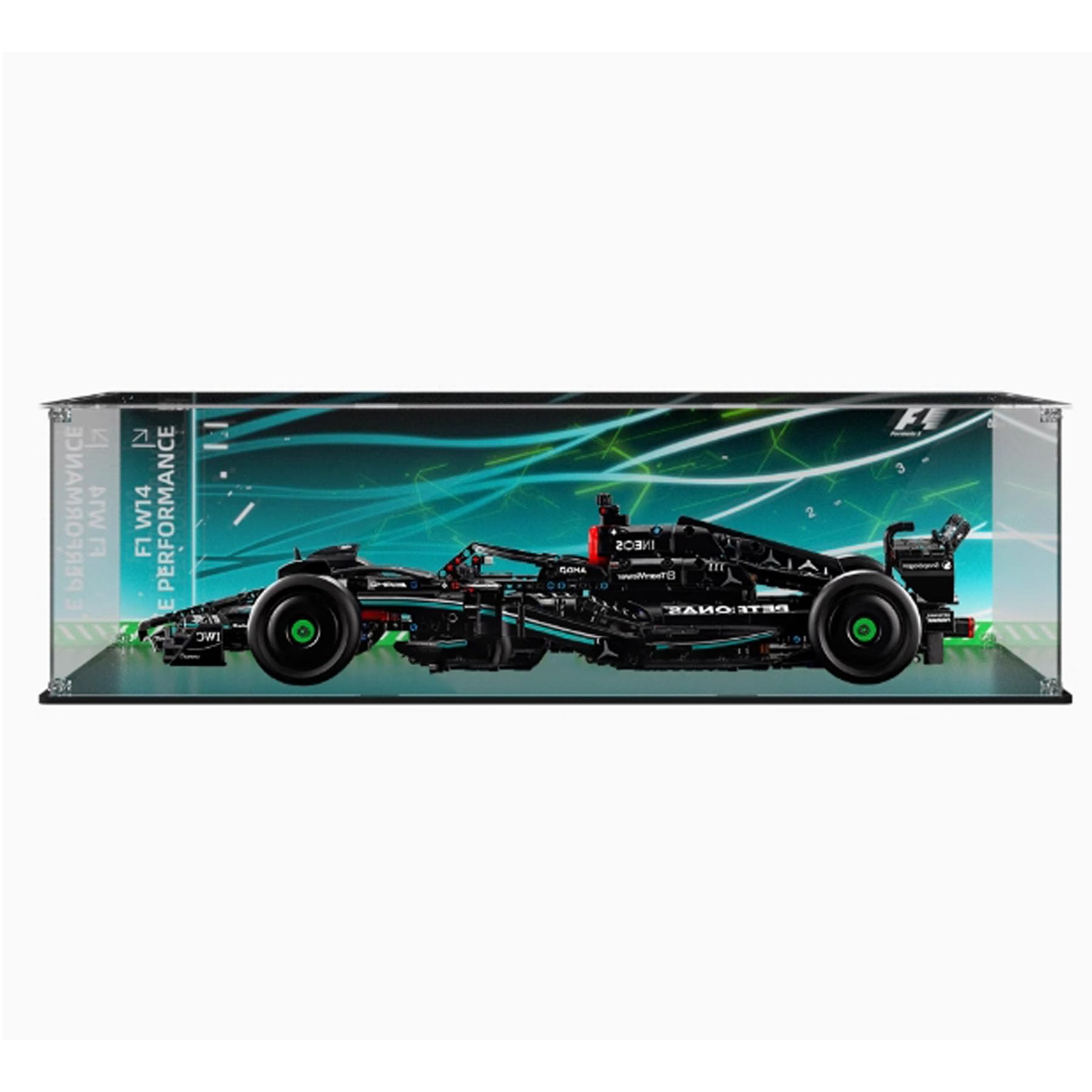 Acrylic Display Case for Lego 42171 Racing Model Kit - Transparent Dustproof Showcase Box for Collectible Dolls & Toys | Perfect for Home Decoration, Office Display, and Gift Presentation