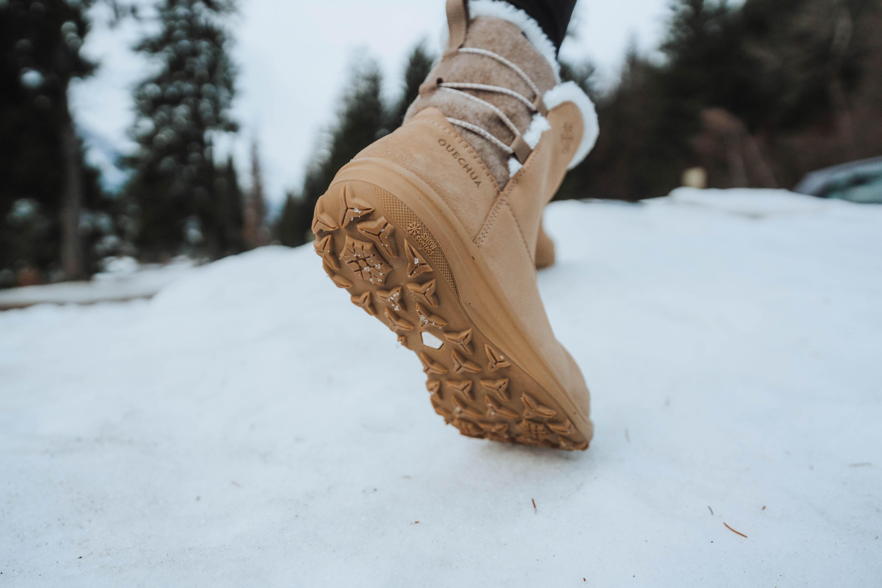 Women's SH500 Waterproof Winter Snow Boots - Insulated Hiking Boots for Cold Weather - Perfect for Snow Hiking, Ice Fishing & Outdoor Adventures