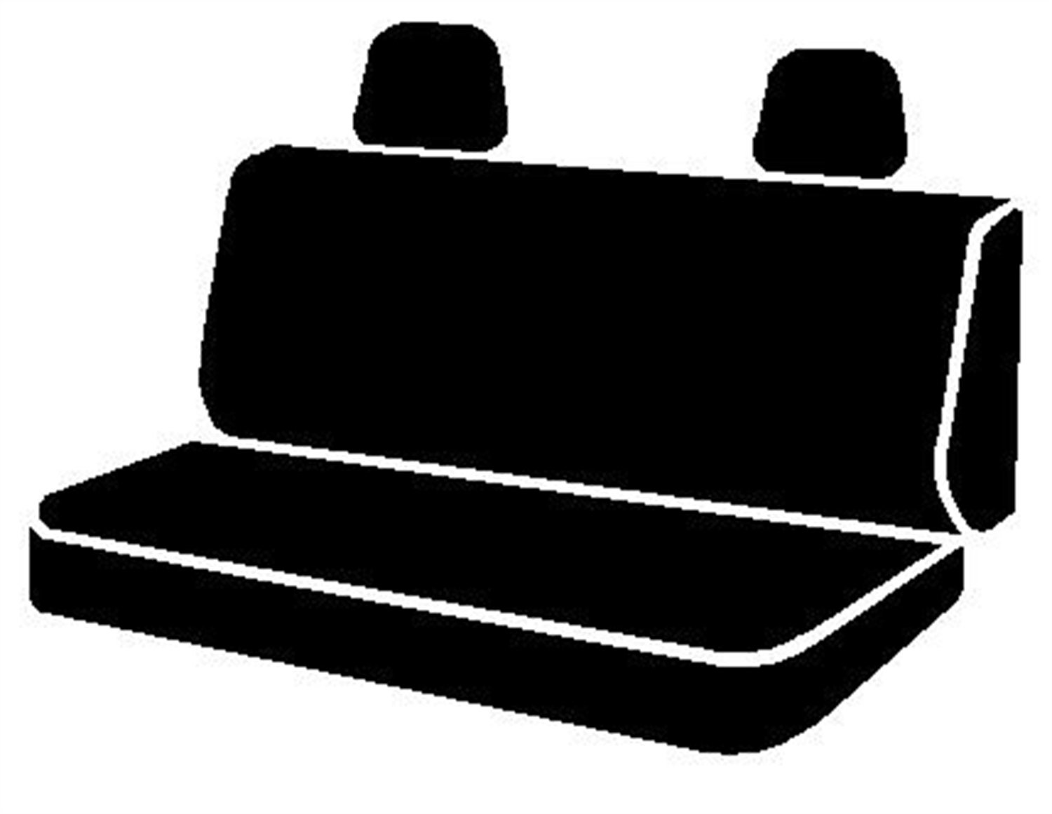 Fia TR42-73 Brown Custom Fit Rear Seat Cover Bench Seat - Durable Saddle Blanket Style for Trucks & SUVs | Perfect for Camping, Road Trips & Pet Protection