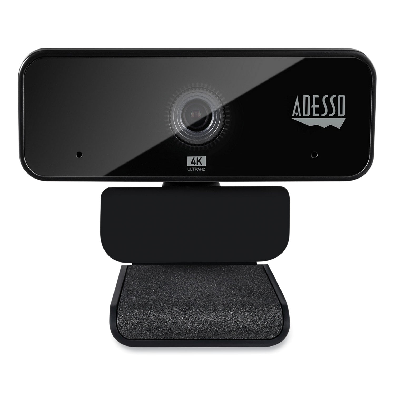 Adesso Cybertrack H6 4K USB Webcam with Built-in Microphone - 3840x2160 Resolution, 8MP Fixed Focus Camera for Video Conferencing, Streaming & Online Classes (Black)