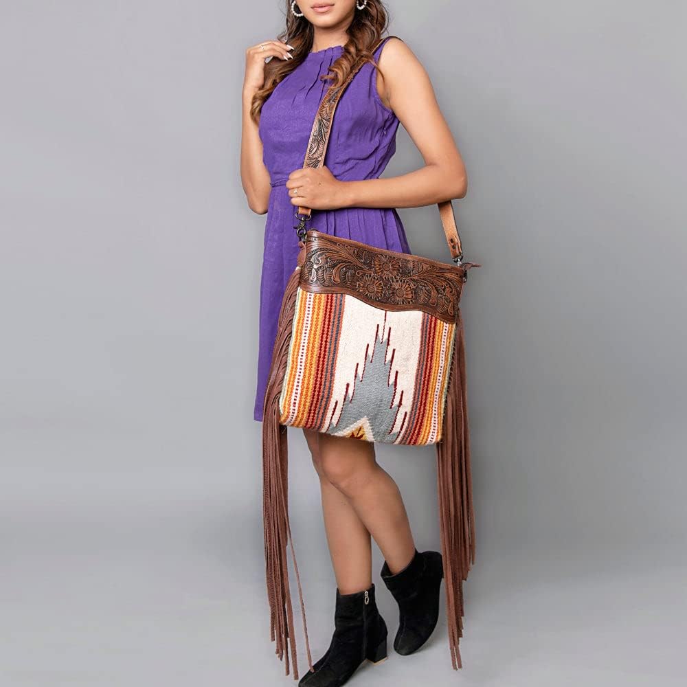 American Darling Large Crossbody Messenger Bag ADBGZ365 - Stylish & Spacious for Work, Travel & Daily Use