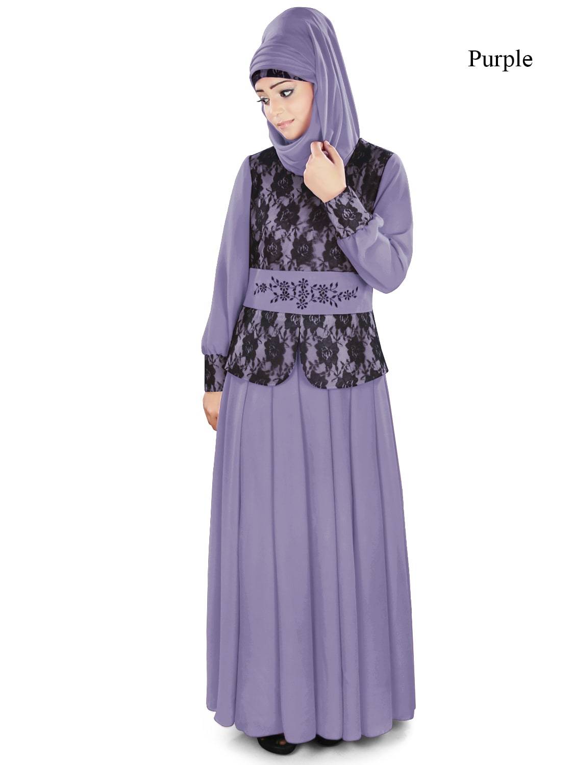 Abda Abaya - Elegant Muslim Women's Prayer Dress - Perfect for Prayer, Mosque, and Special Occasions